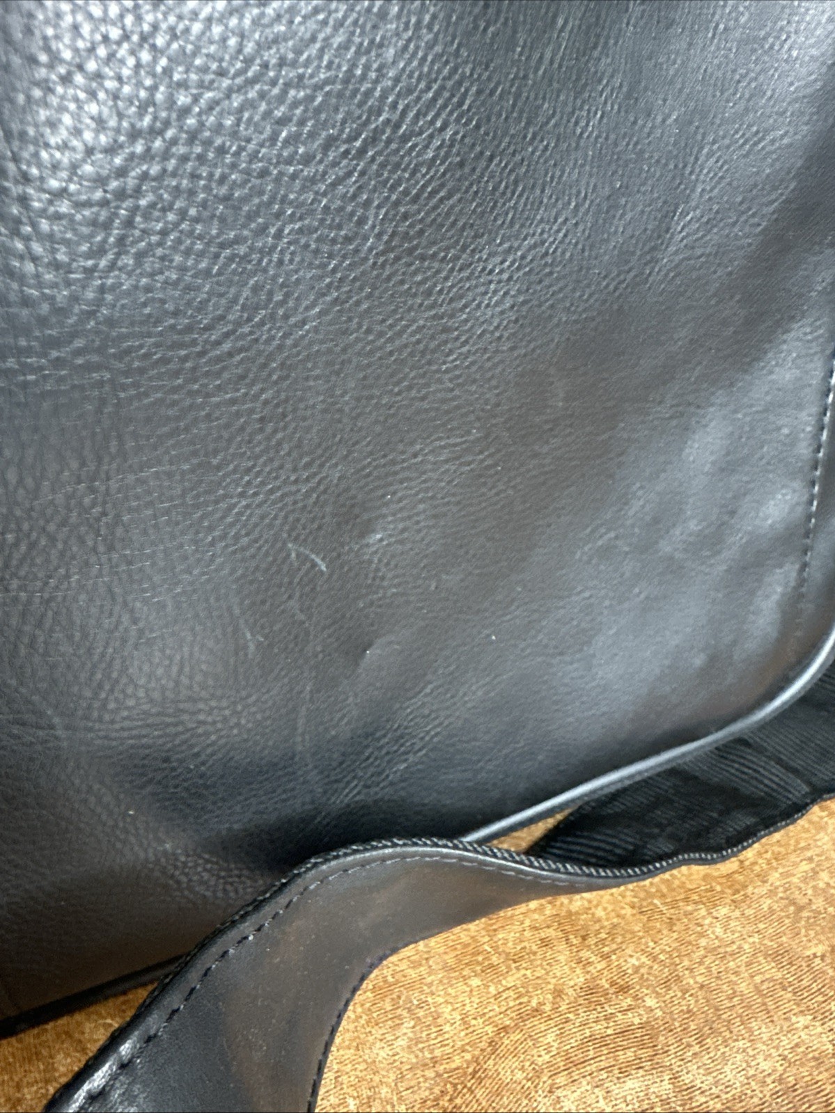 NEW Vintage Bill Blass Black Leather Expandable Briefcase Laptop Bag Satchel