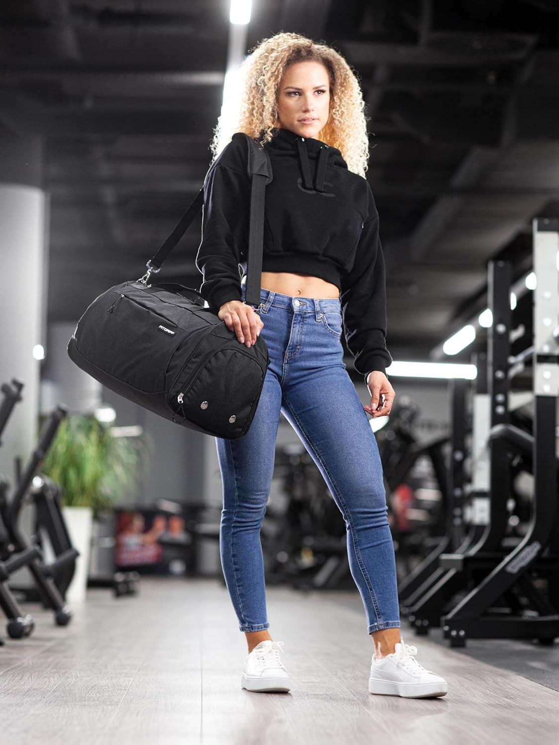 Versatile Gym Bag with Shoe & Wet Compartment for Travel & Fitness