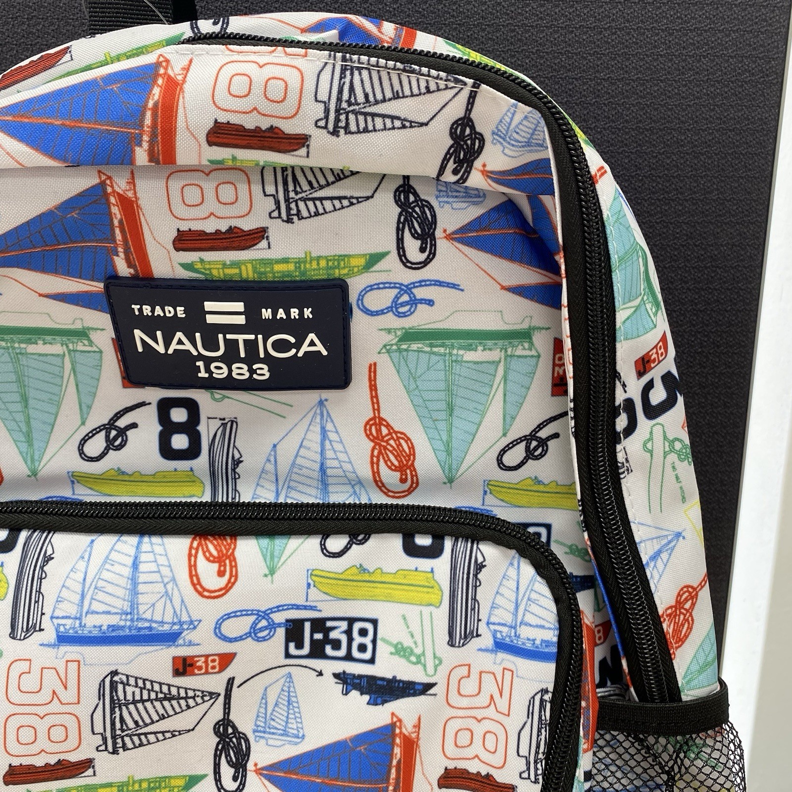 NWT Nautica 1983 Sailboat Backpack AOP All-over Print