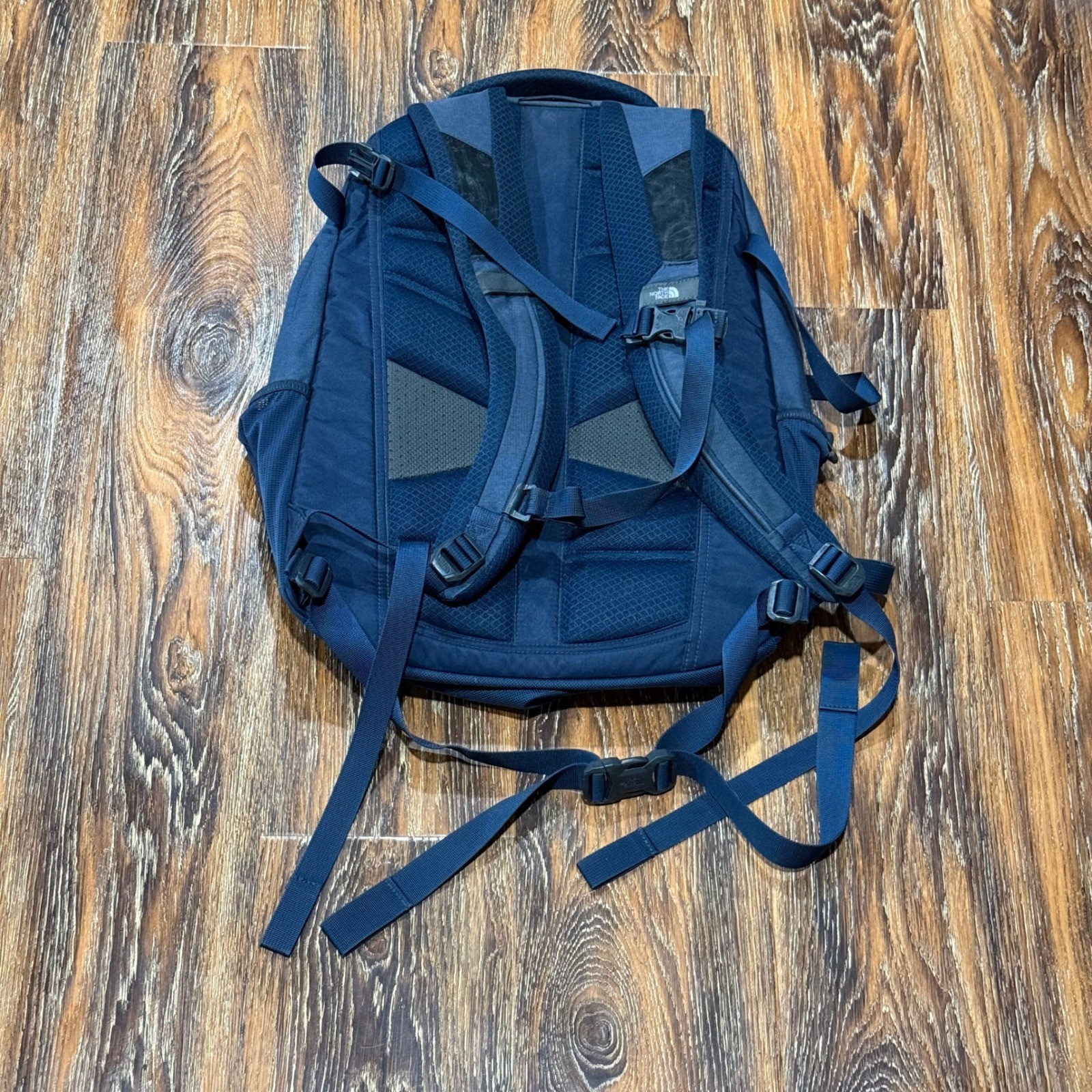 North Face Recon Backpack Navy Blue Laptop Hiking Travel School Bag Flexvent