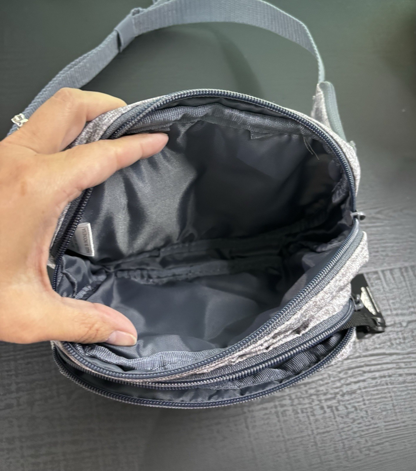 NWT Adidas Must Have Waist Pack/Crossbody In Jersey Grey/Onix Grey