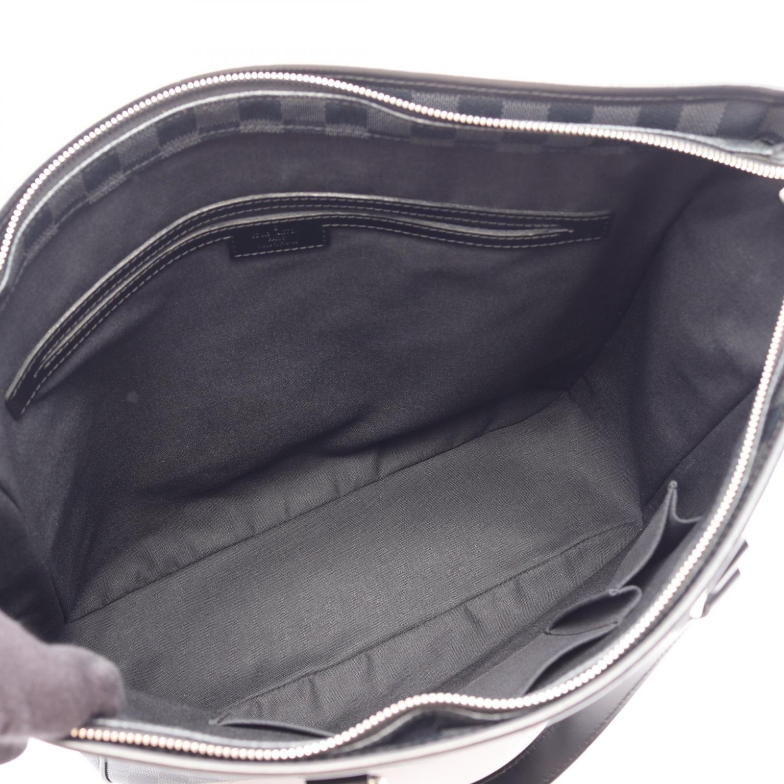 LOUIS VUITTON Tadao PM shoulder crossbody Tote Bag N41259 Damier Graphite