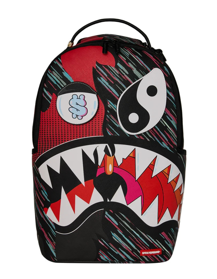 Sprayground Hyper Driven Removable Patch Backpack🔥New Bookbag Large School Bag