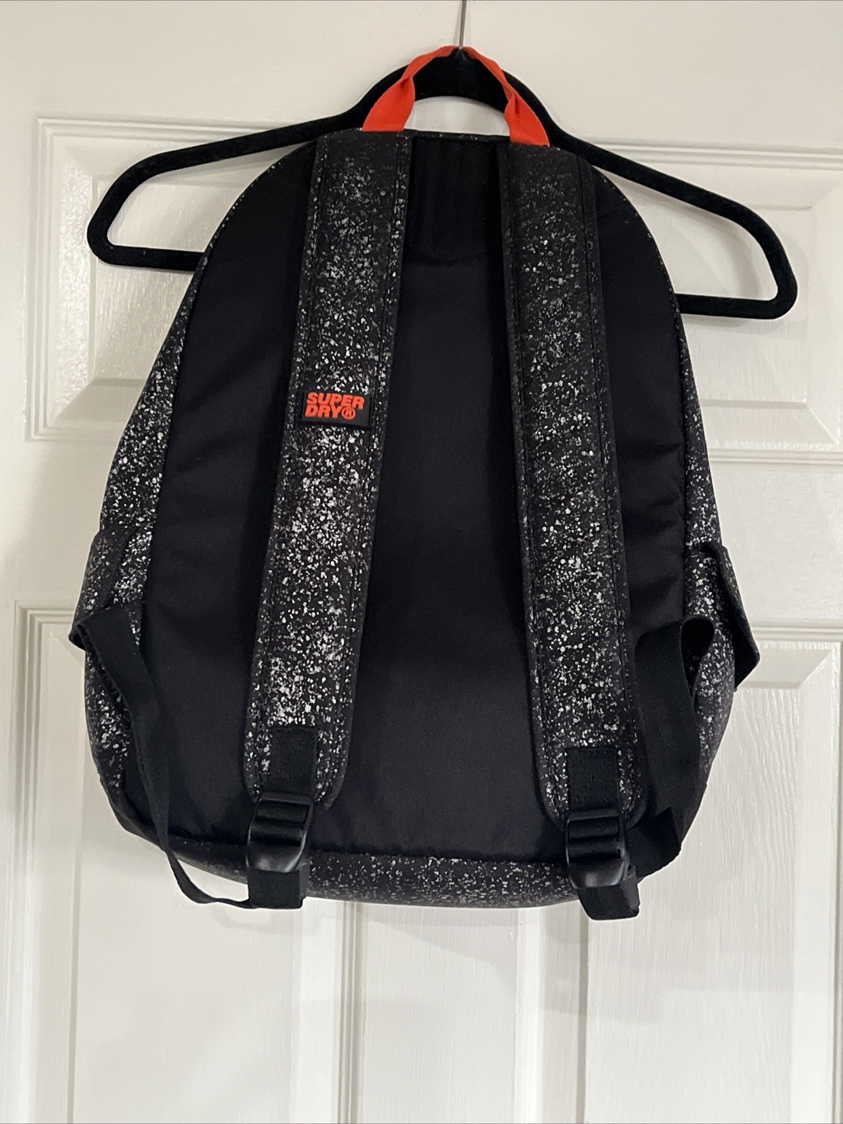SUPERDRY Montana Backpack ~Black & White Speckled Unisex