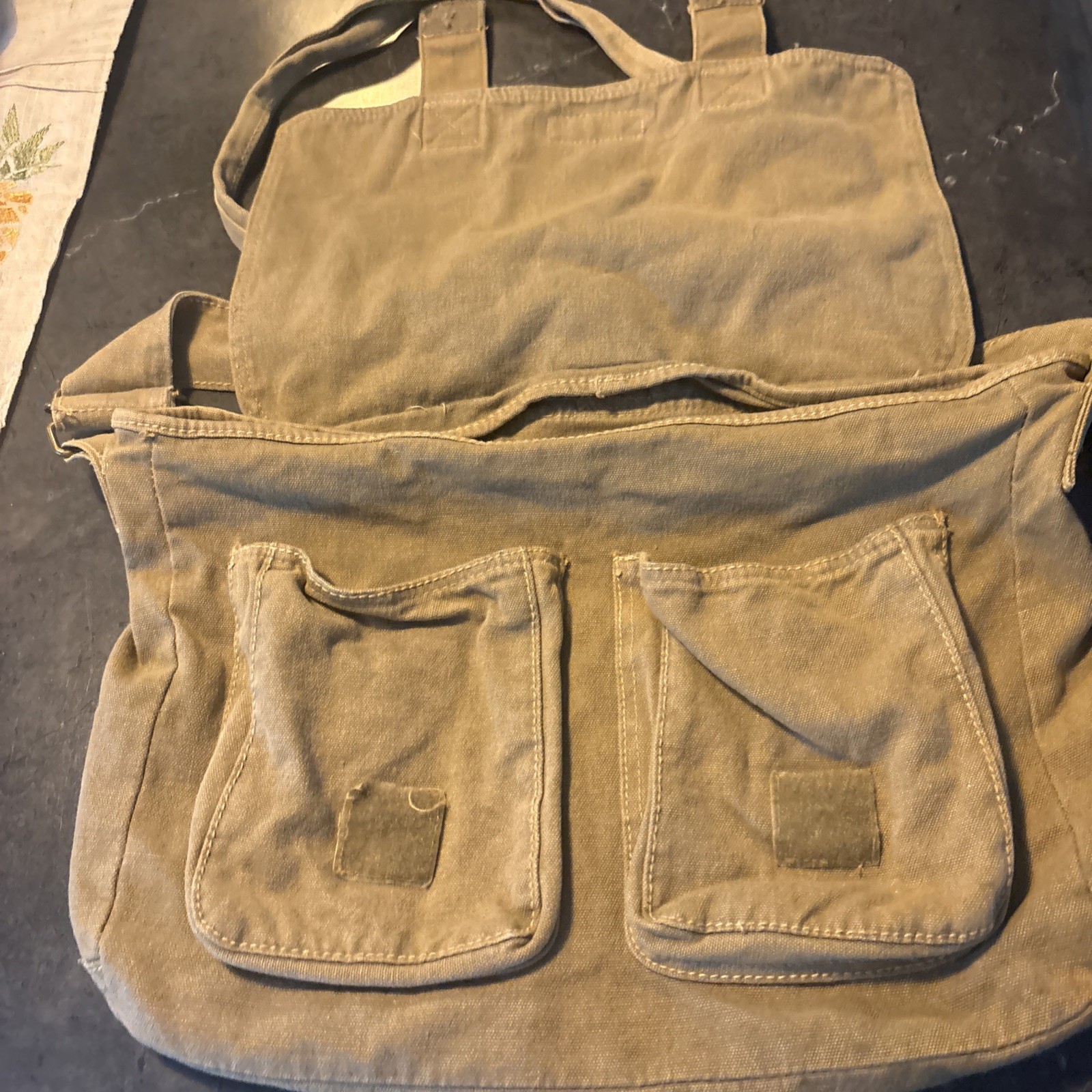 Canvas Fabric Messenger Bag Standard Issue Surplus Goods M055IM0
