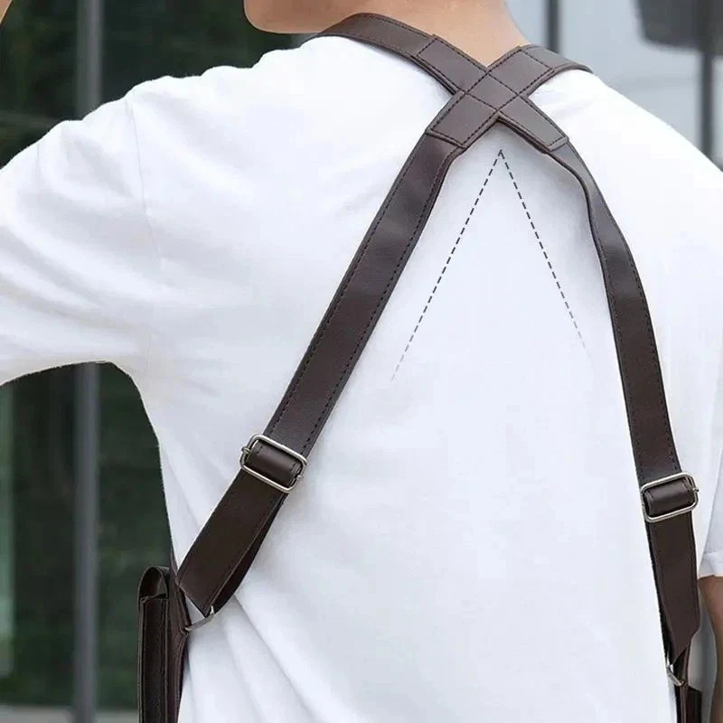Adjustable Anti-Theft Underarm Shoulder Bag PU Leather Wallet Holster Bag