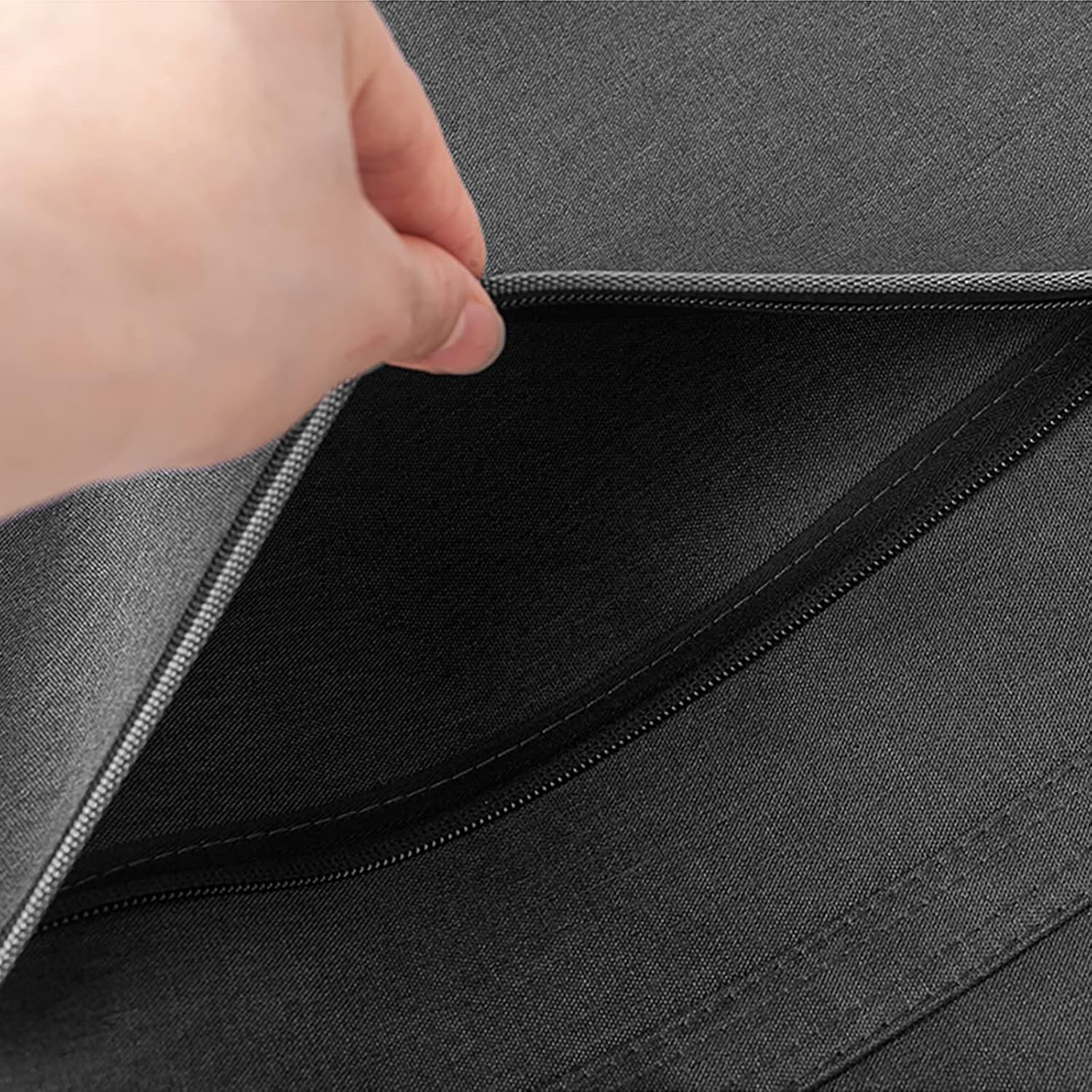 Oxford Zippered Document Bag with Handle File Tote Bag Pouch for Carrying Paper