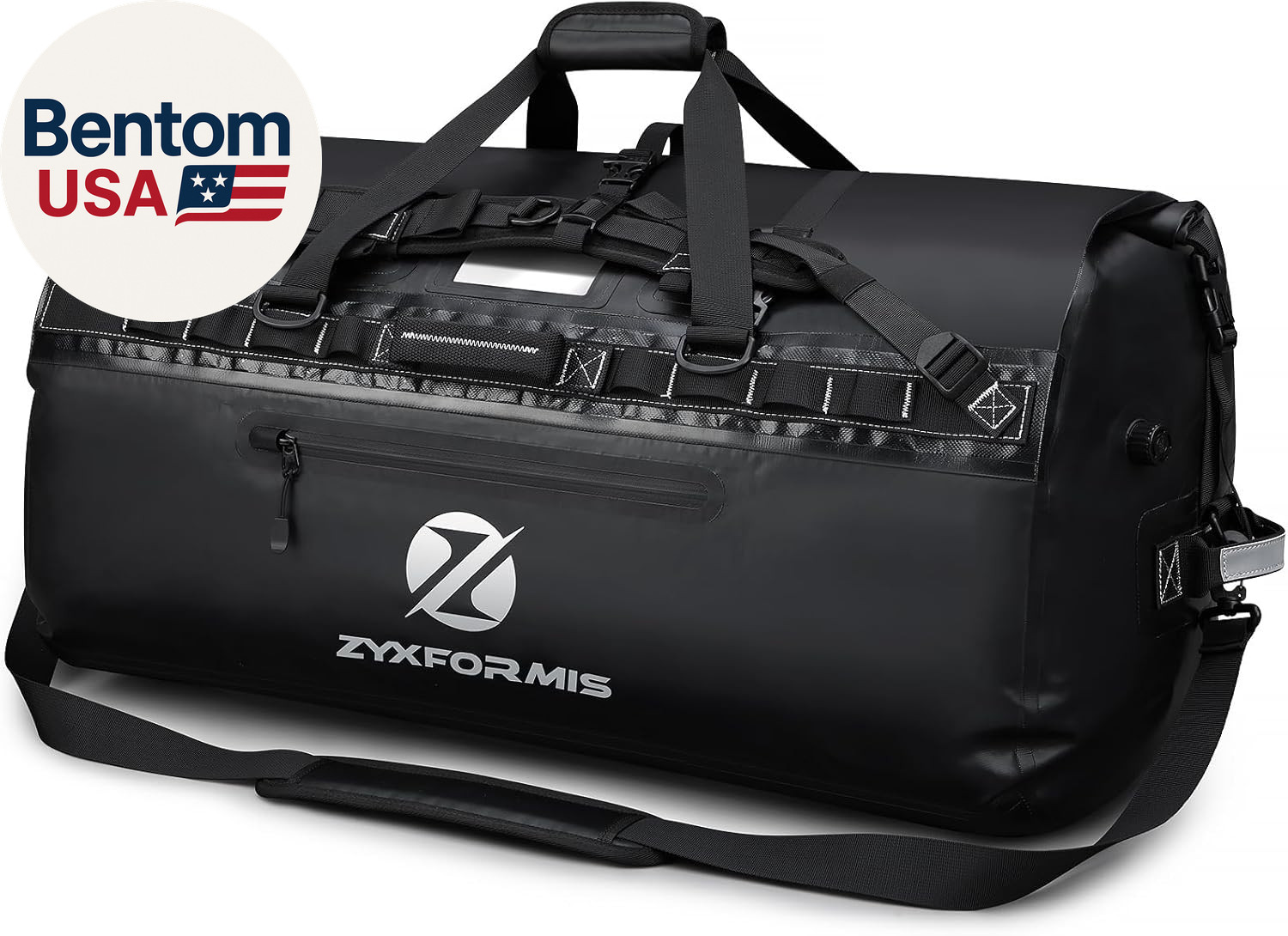 Waterproof Duffle Bag, Large Marine Dry Bags, Heavy Duty Adventure Travel Bag fo