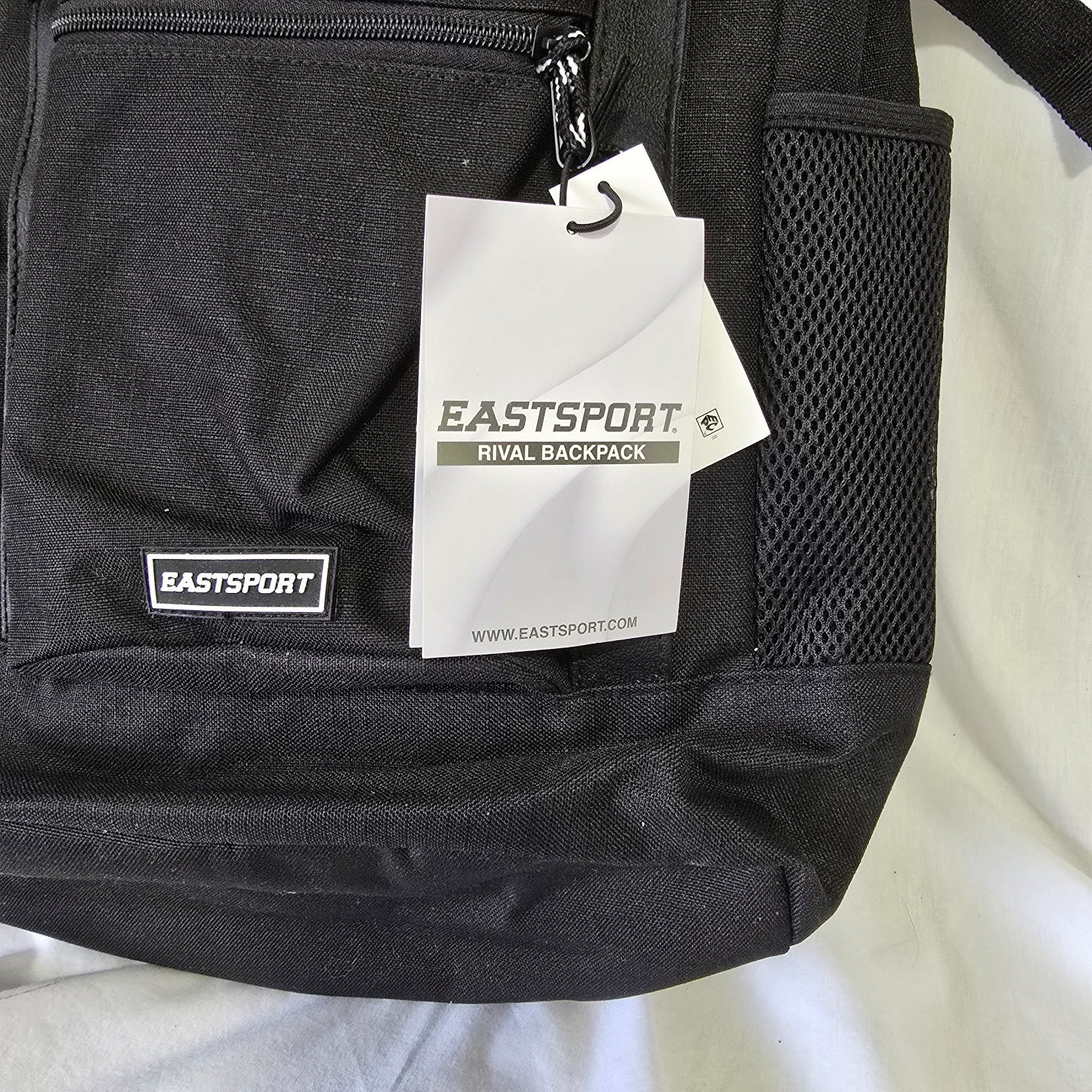 Eastsport Rival Backpack Black Up to 17″ Laptop 18.5″ x 11.25″ x 6.25″ NWT