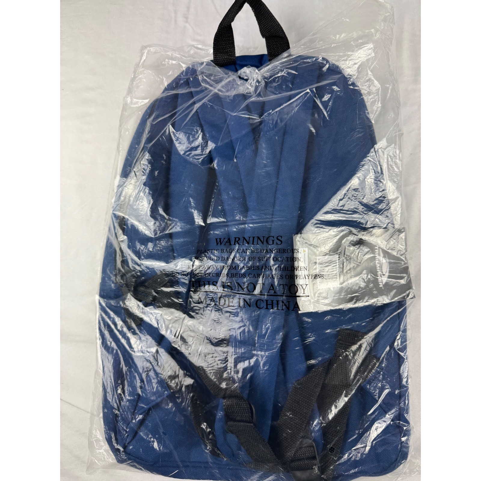 Trailmaker Navy Blue Backpack Book Bag School Travel Laptop Ready