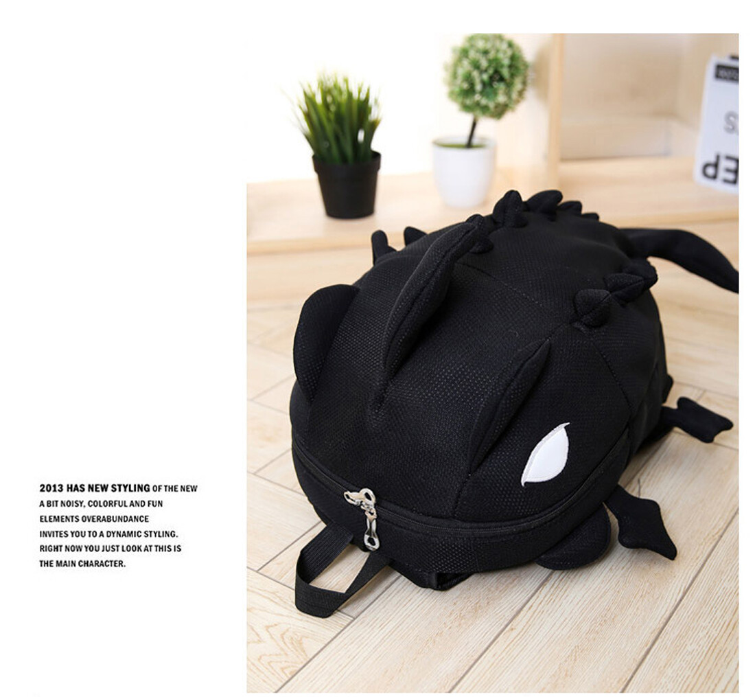 Creative Men Women Cartoon Backpack Dinosaur Rucksack Satchel Travel Hiking Bags
