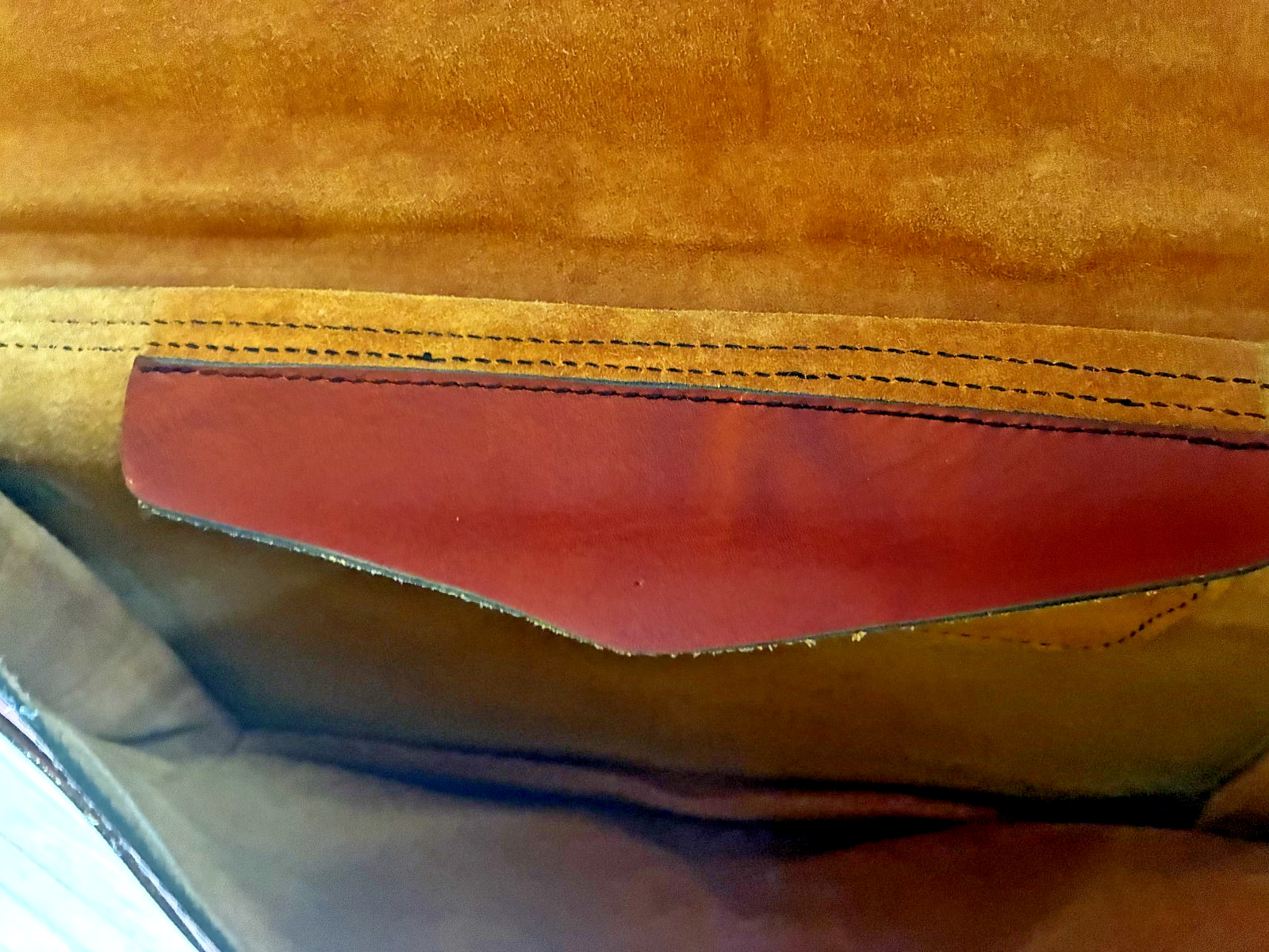 VTG Brown Leather Briefcase Shoulder Bag Messenger School Made in Colombia