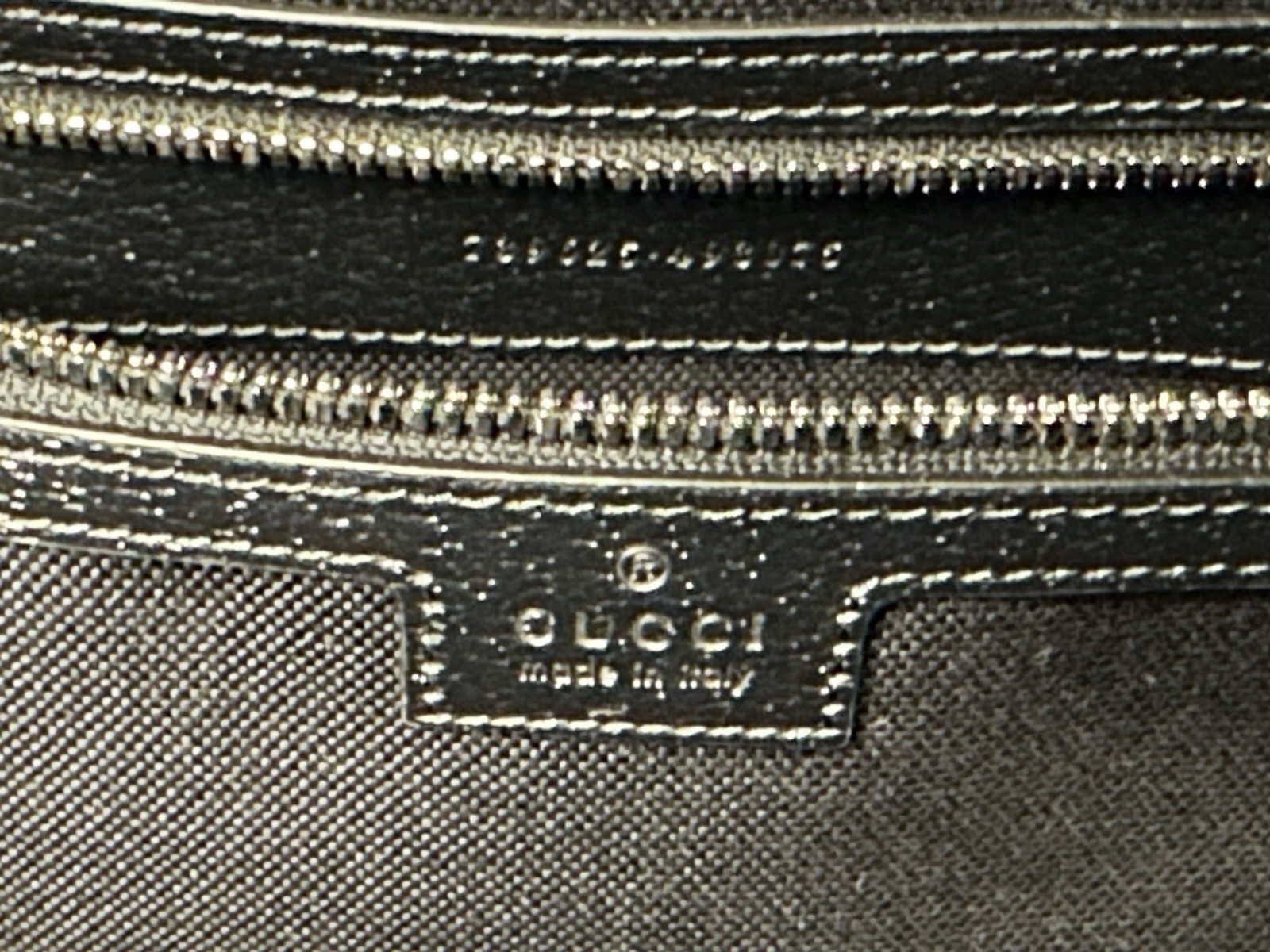 Gucci Jumbo GG Large Black Canvas / Leather Duffle Bag Authentic