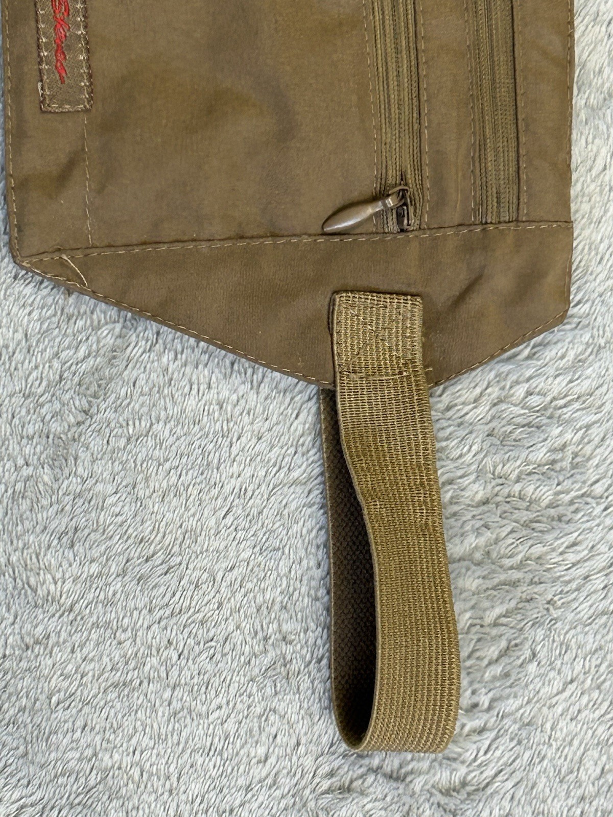Rick Steves Minimalist Canvas Zipper Civita Moneybelt Hip Travel Waist 28-36