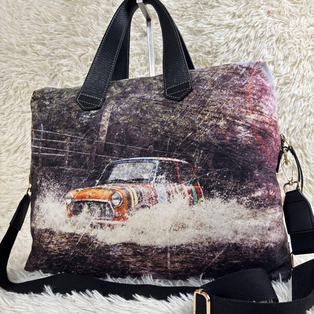 Good condition ✨Rare✨Paul Smith Mini Cooper Multistripe 2way bag