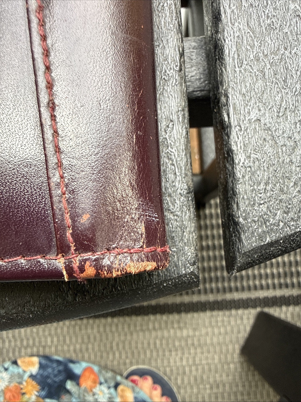 Vintage Brown Leather Portfolio 12.5″ x 9.5″