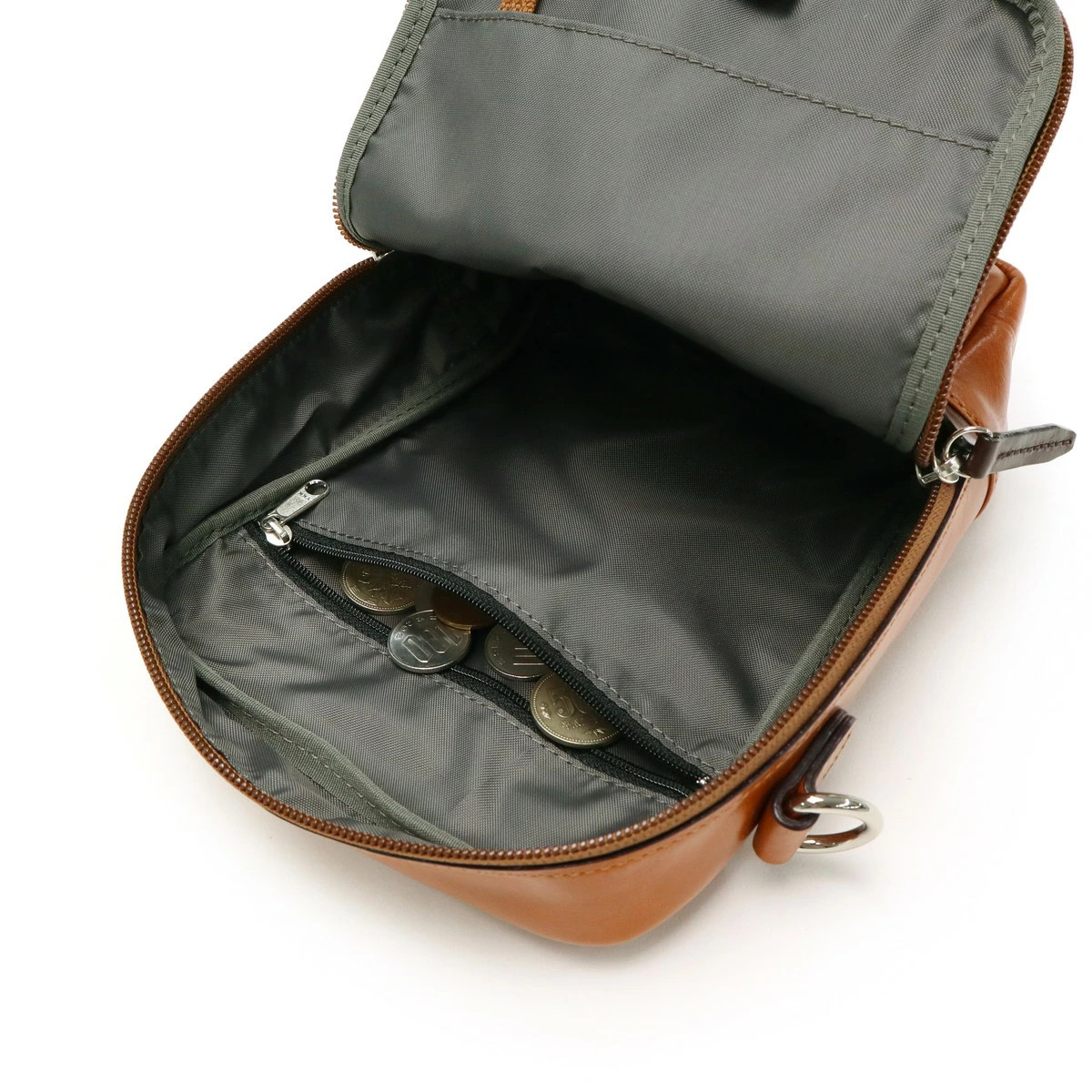 Ultima Tokyo Shoulder Bag, Libero Leather Bag 2-Way Shoulder Black or Brown