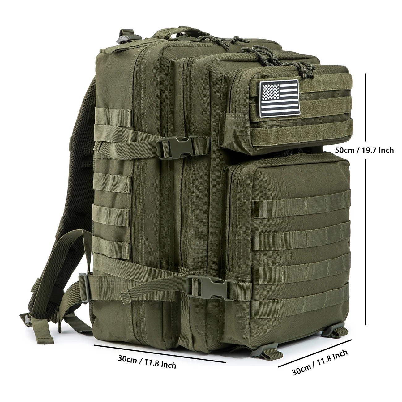 45L Tactical Backpack Large Capacity Outdoor Hiking Fitness Camping Gear Bag