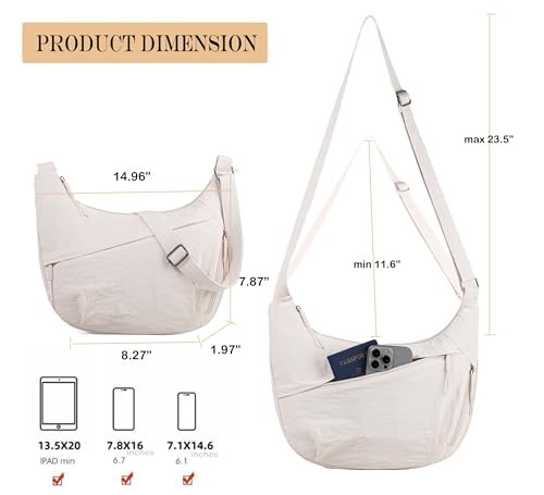 NEW Waterproof Messenger Cross Body Ladies Handbag Bag Shoulder Bag Purse Unisex