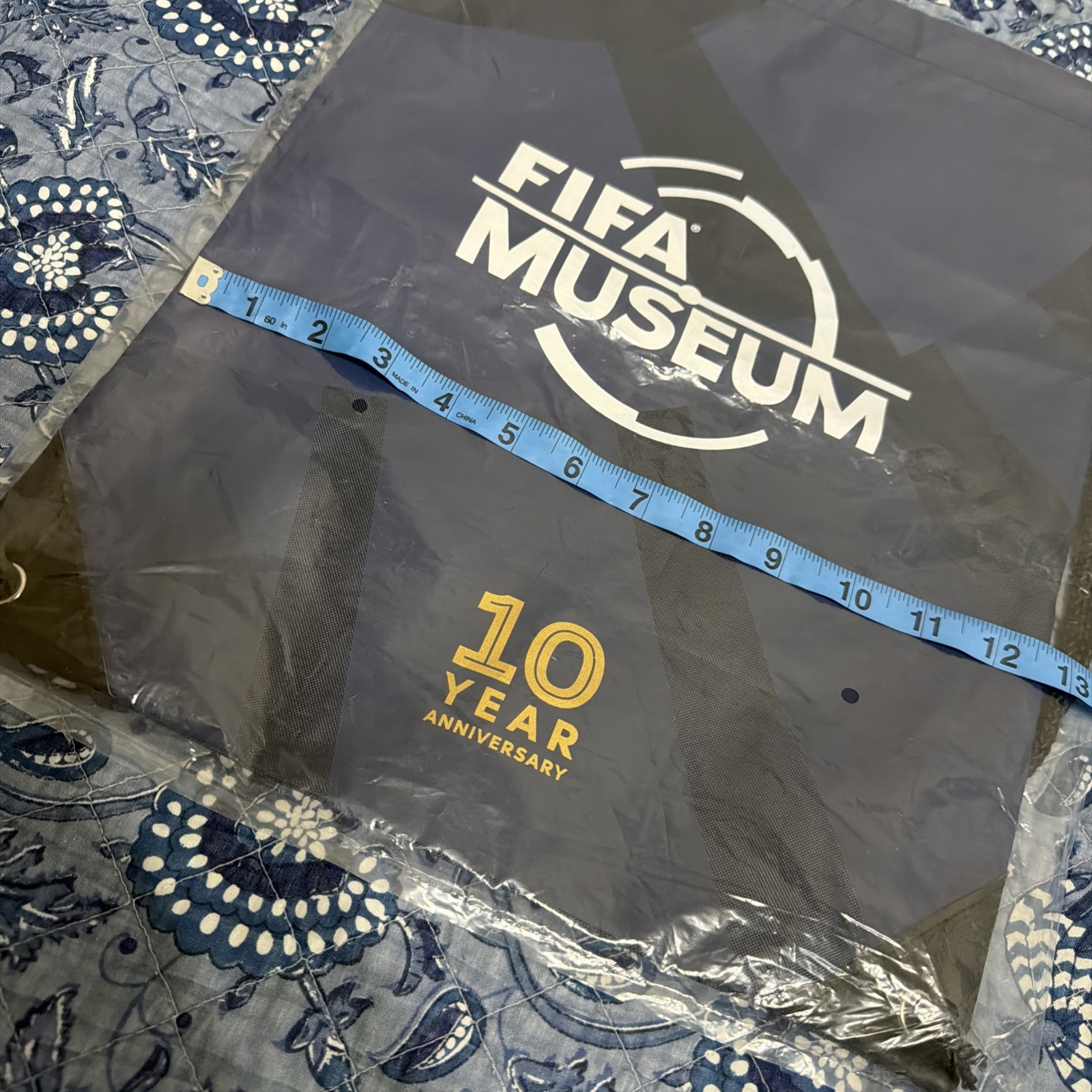 FIFA Museum 10 Year Anniversary Drawstring Bag￼