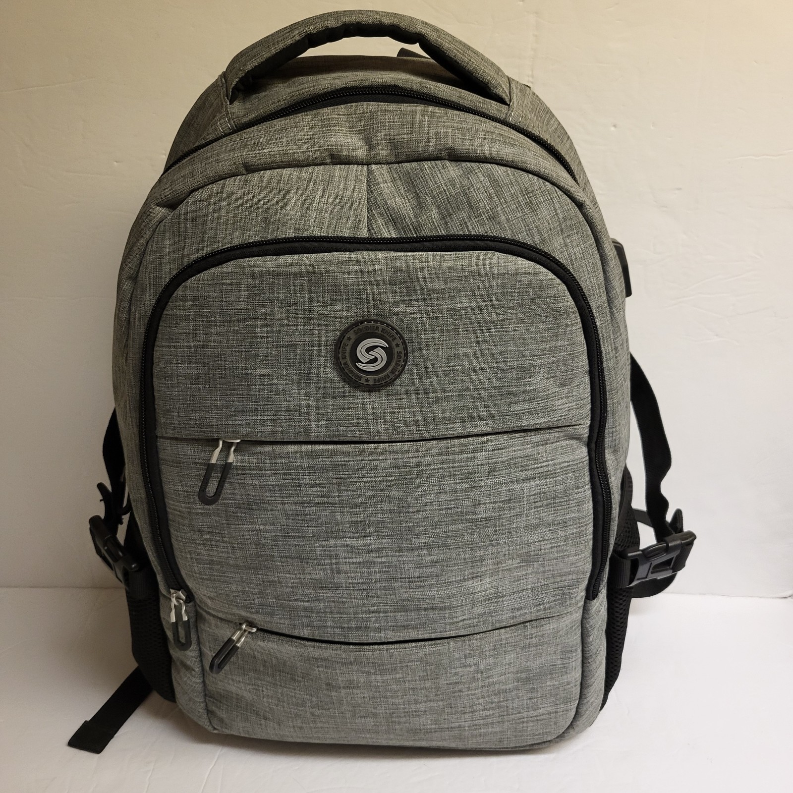 Soldier Knife Backpack w/ USB Charging Port & Weather Resistant Great condition!