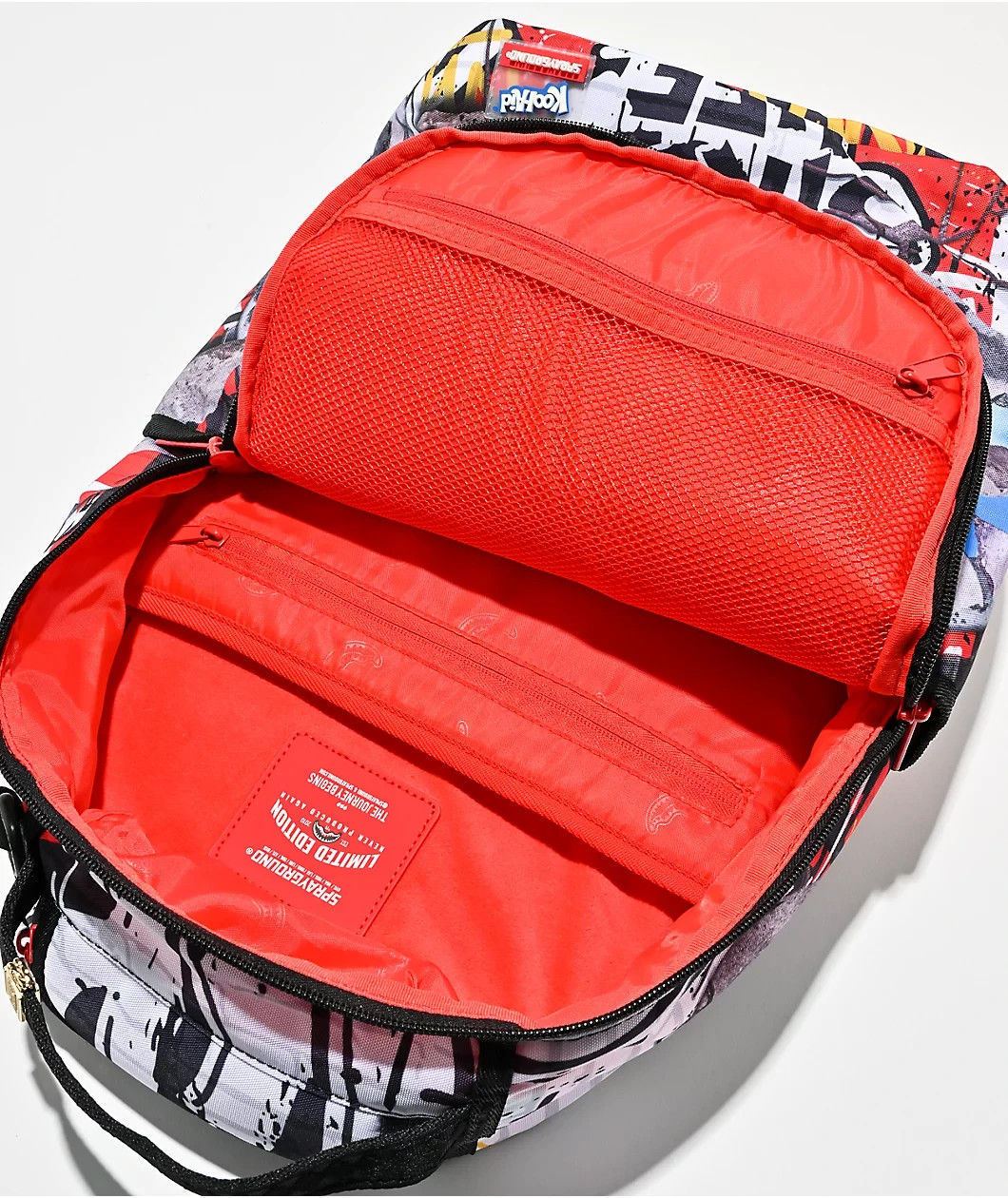 Sprayground x Kool-Aid Man Street Life Backpack 18″ H x 11.5″ W x 6″ D 20 liters