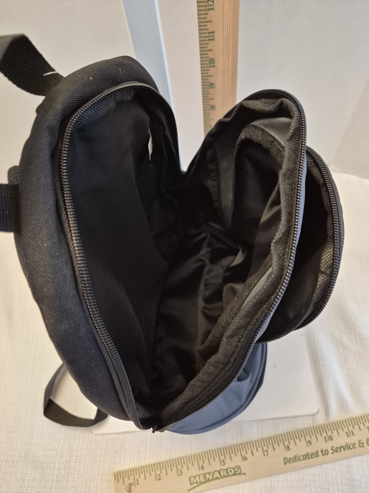 NEW Fila Backpack Mini/Small 1 compartment Black Gray Fila Logo Design Unisex