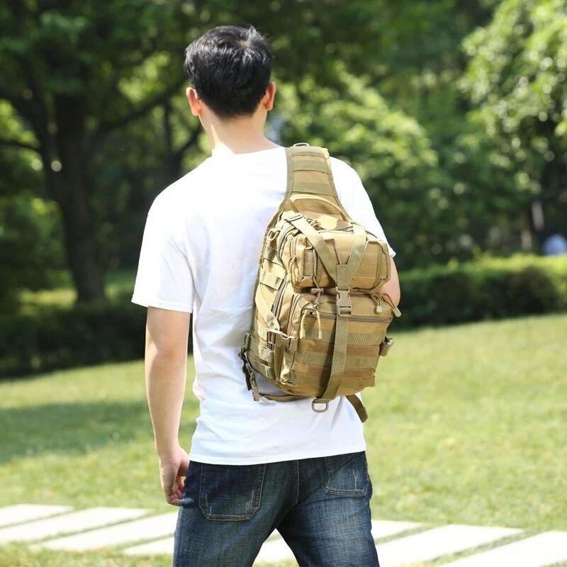 Tactical Chest Bag Waterproof Oxford Sling Crossbody Camouflage