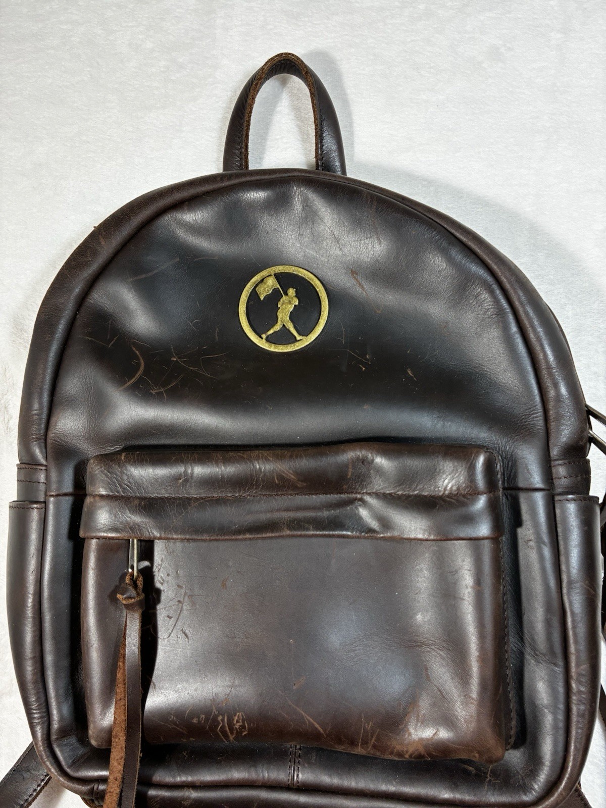Baseballism Natalie Glove Leather Brown Backpack