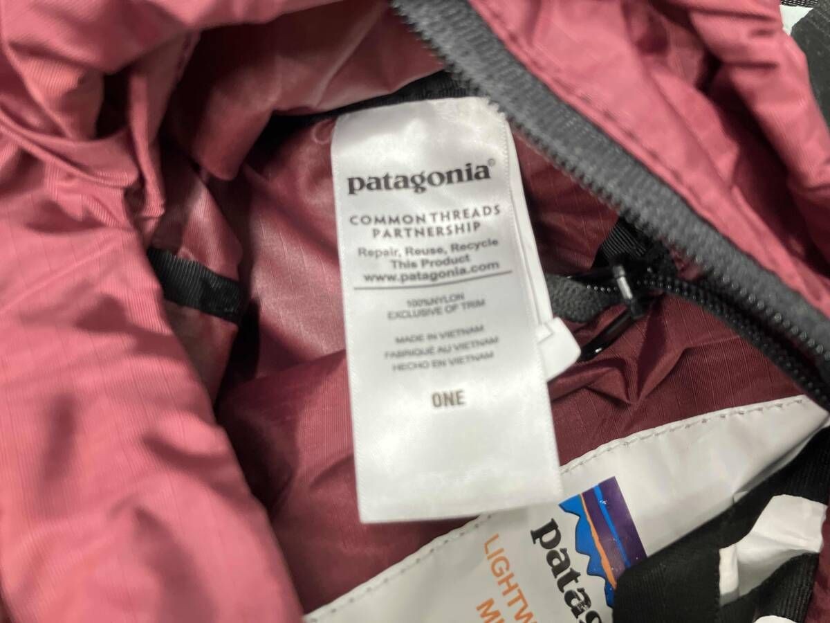 Patagonia Lightweight Travel Tote Pack 2way Wine Red x Black