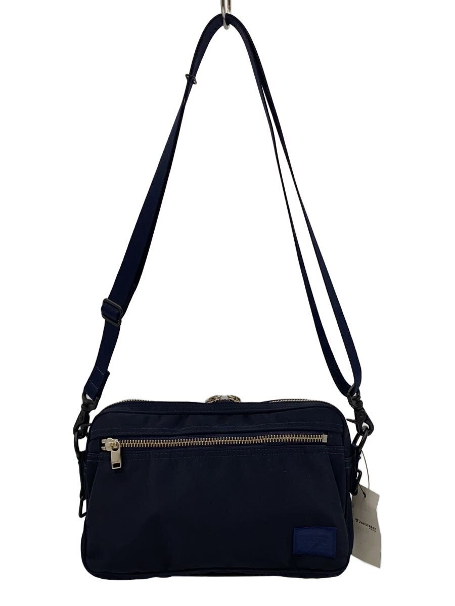 Authentic PORTER Navy Shoulder Bag 4cm Width 15cm Height 25cm Depth Excellent Co