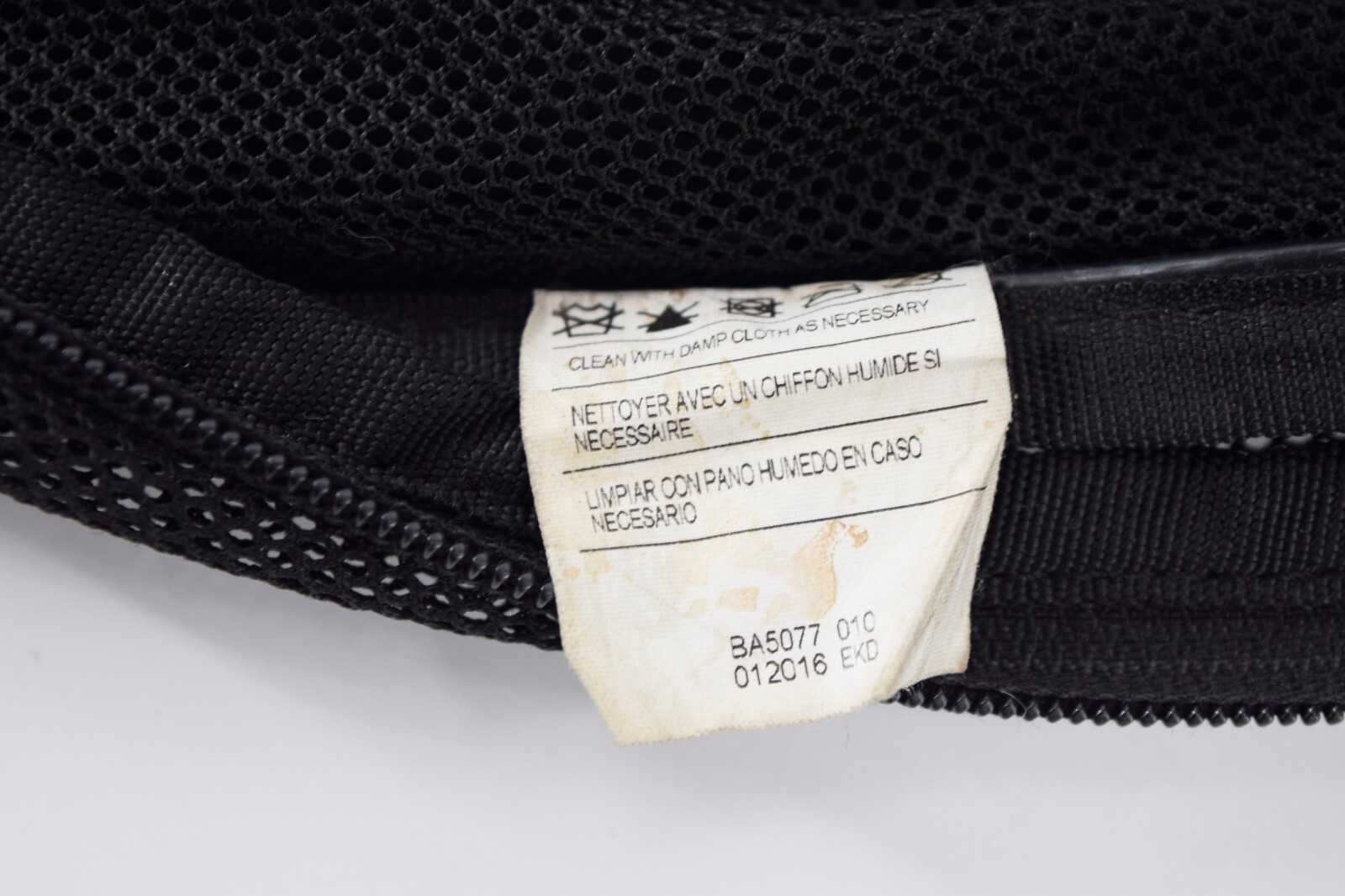 VTG Y2K Nike Mesh See Through Backpack Black 4 Pockets 18x13x5