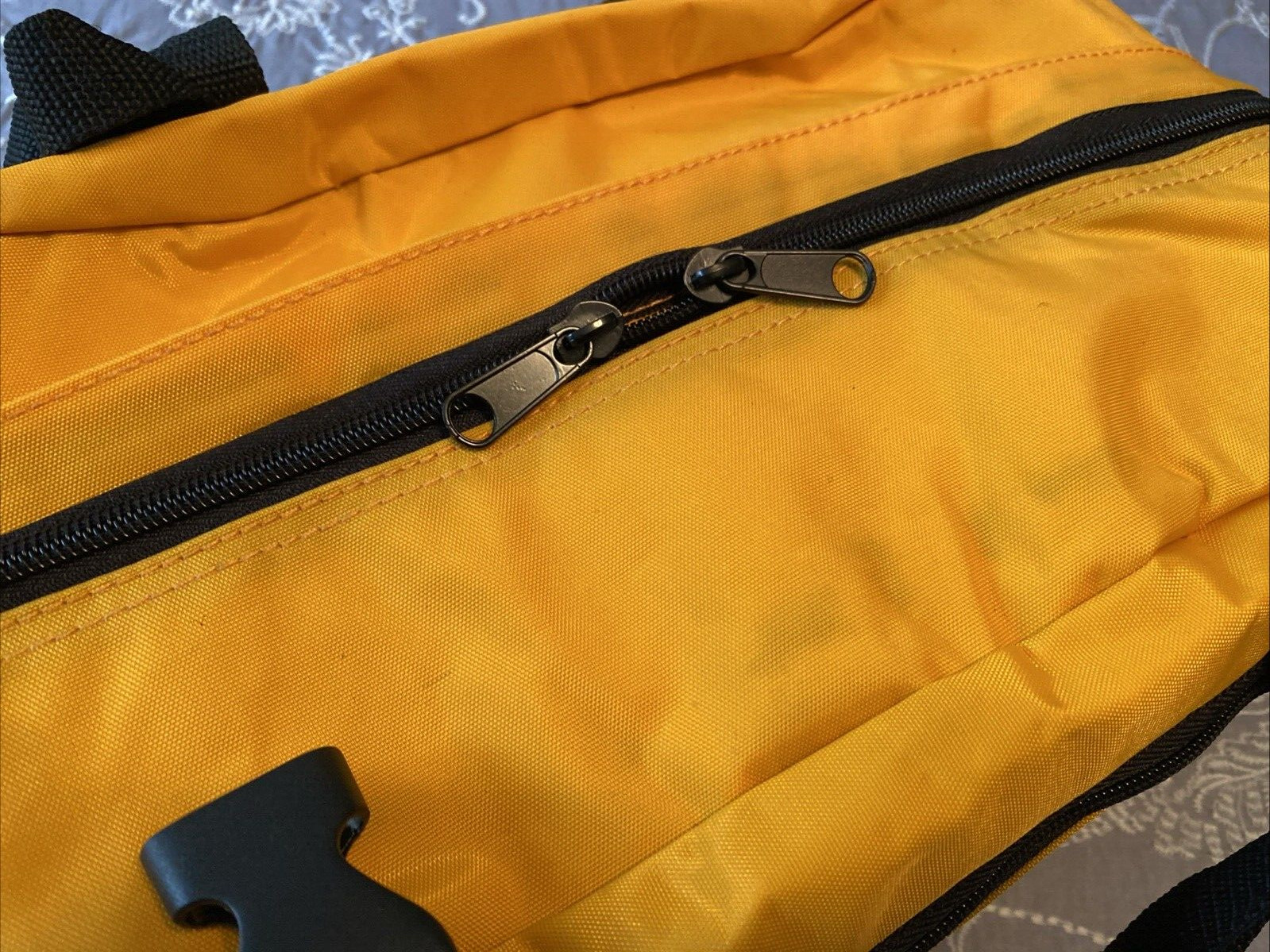 Montecristo Cigars Medium Heavyweight Duffle Bag in Yellow and Black, 18″ x 10″