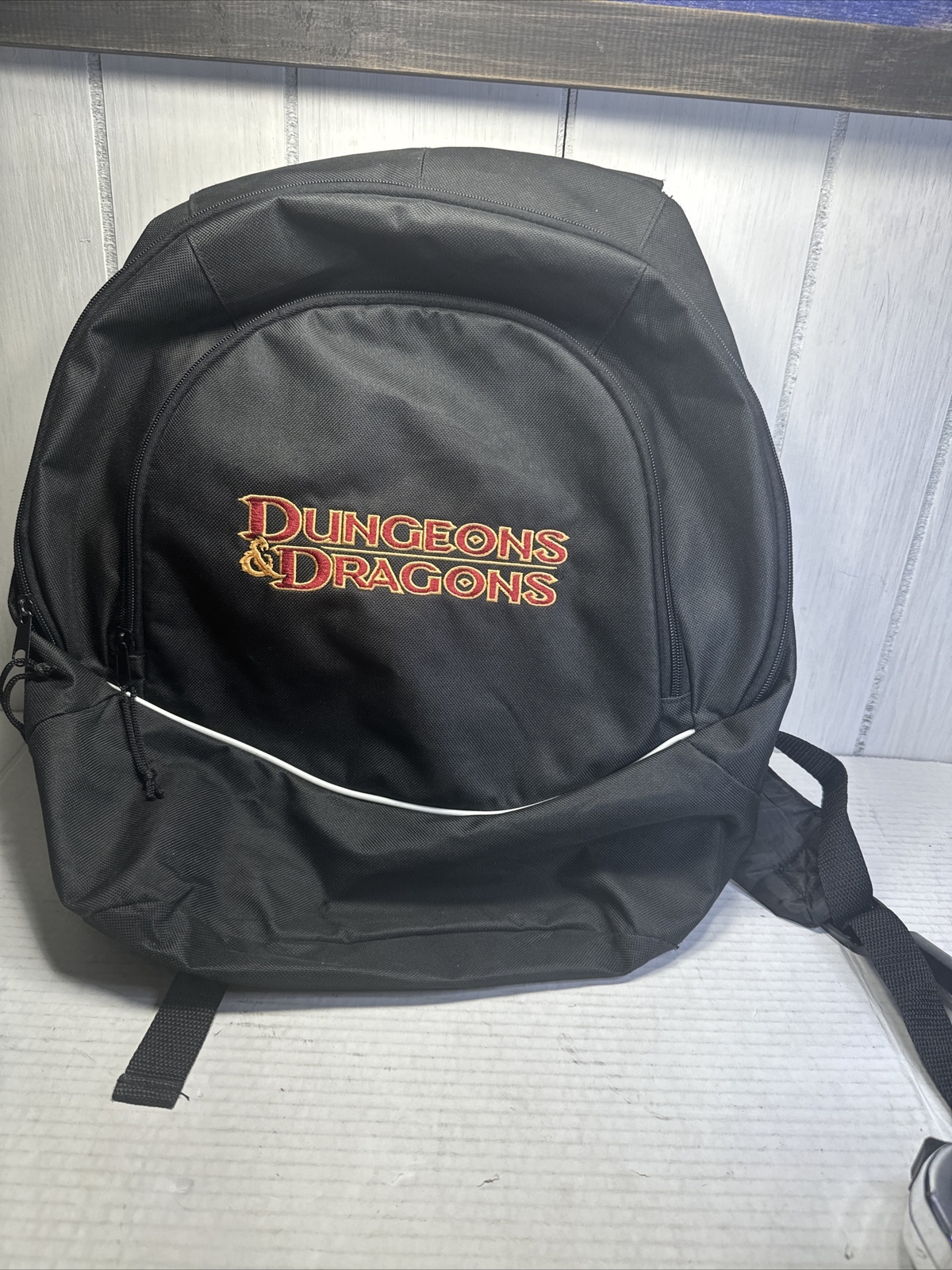Dungeons & Dragons Backpack Black Fantasy Retro Stranger Things Game
