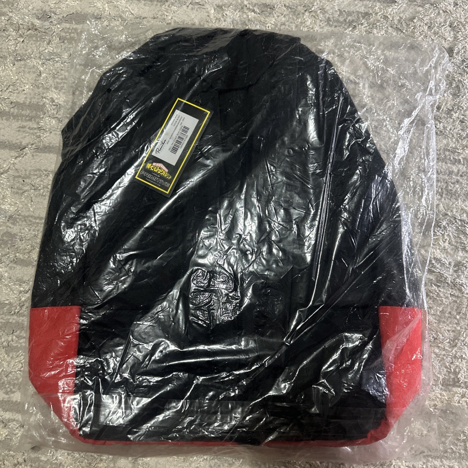 Primitive My Hero Academia Backpack Japanese Anime Black