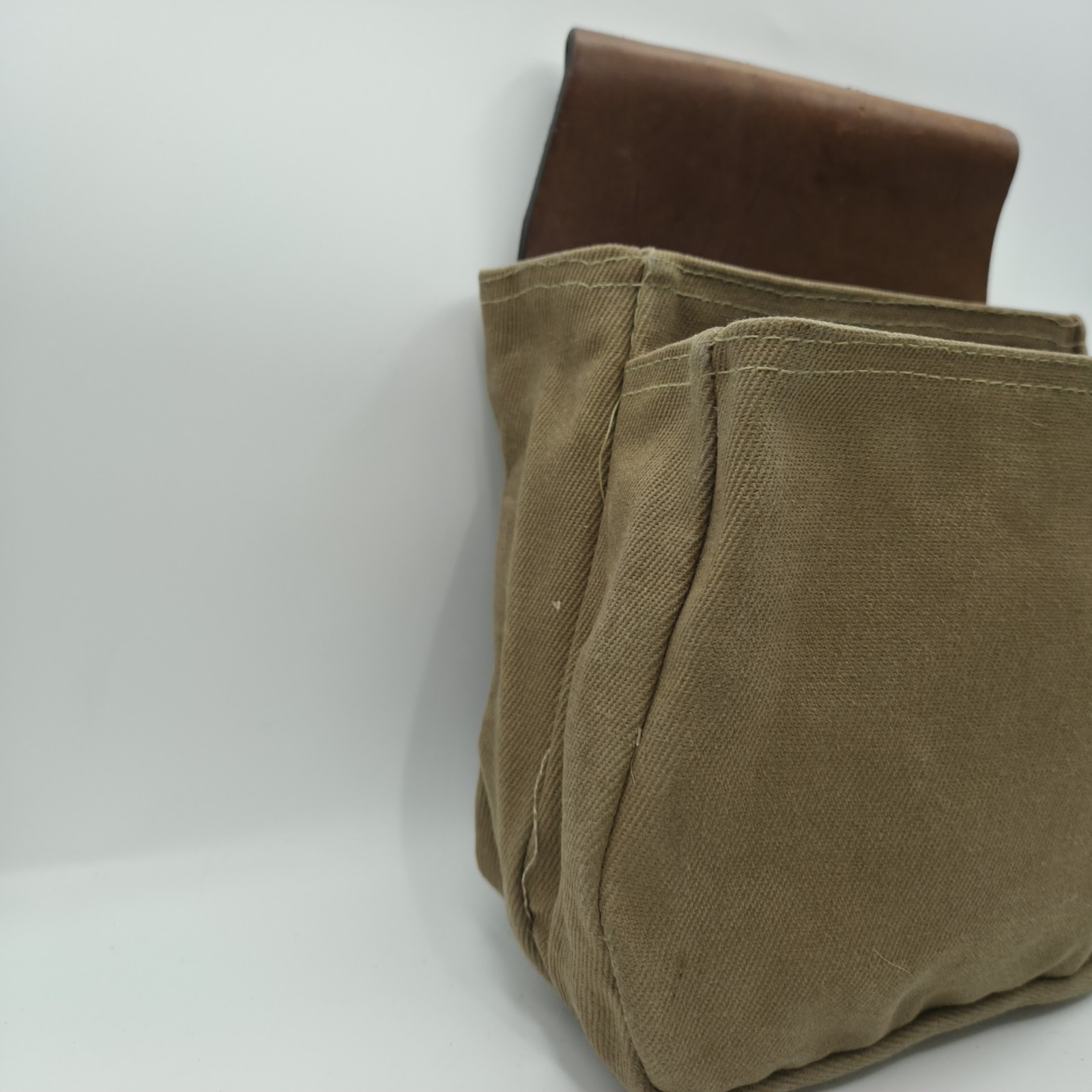 Vintage Filson Canvas Leather Shell Belt Pouch Pocket Ammo Bag C.C. Filson USA