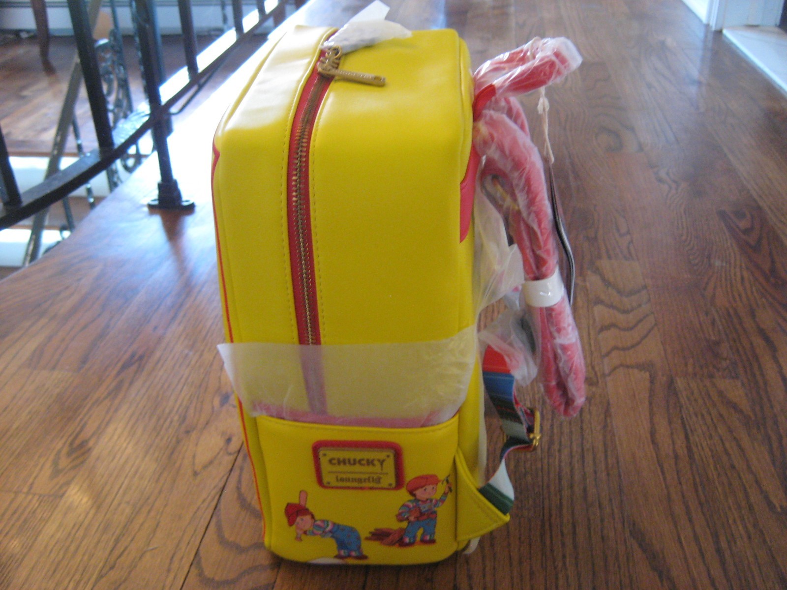 Child’s Play Loungefly Chucky Good Guys Box Mini Backpack + Wallet New!