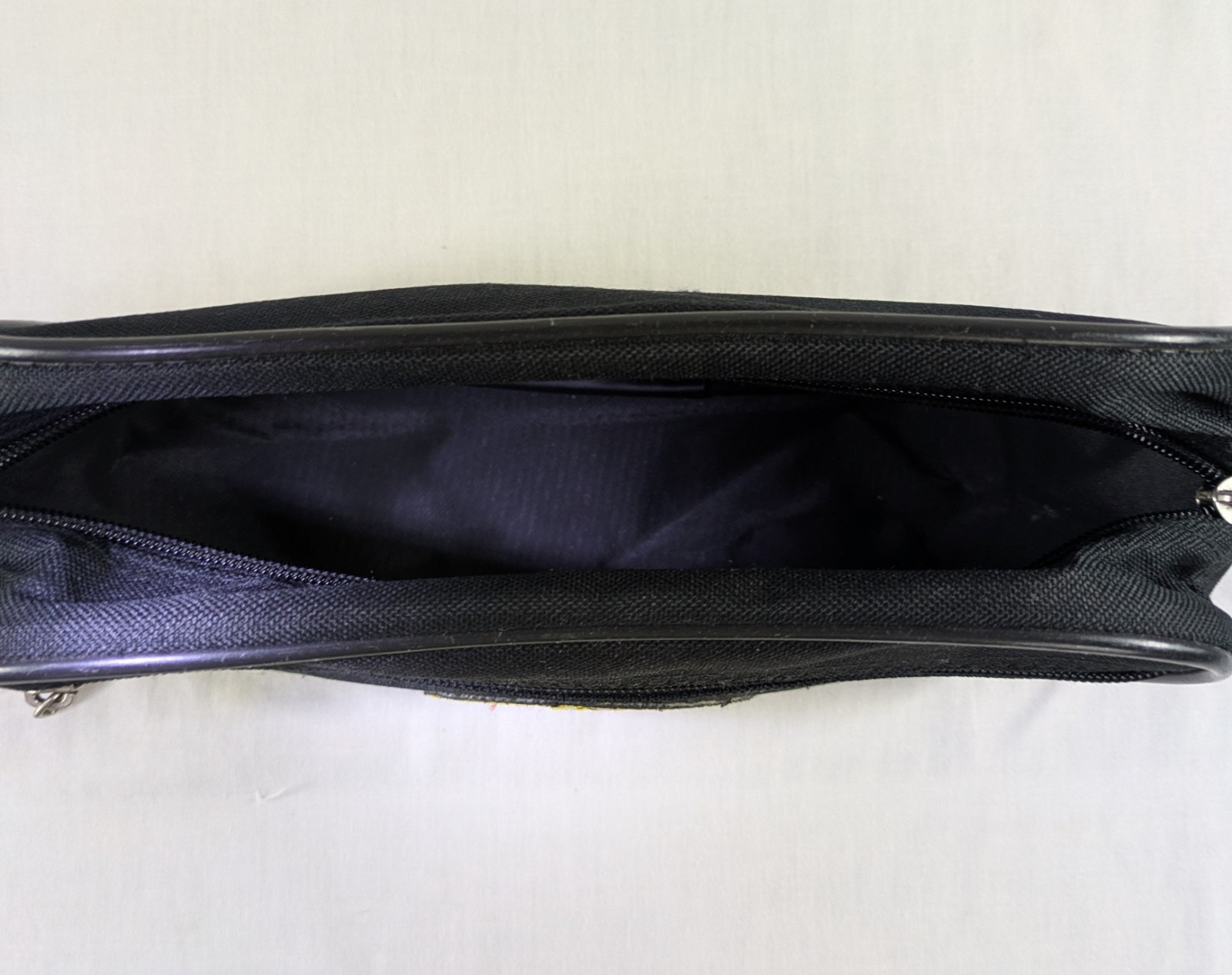 USMC Marines Toiletry Bag Black ZipShaving Travel Embroidered EGA Emblem Patch