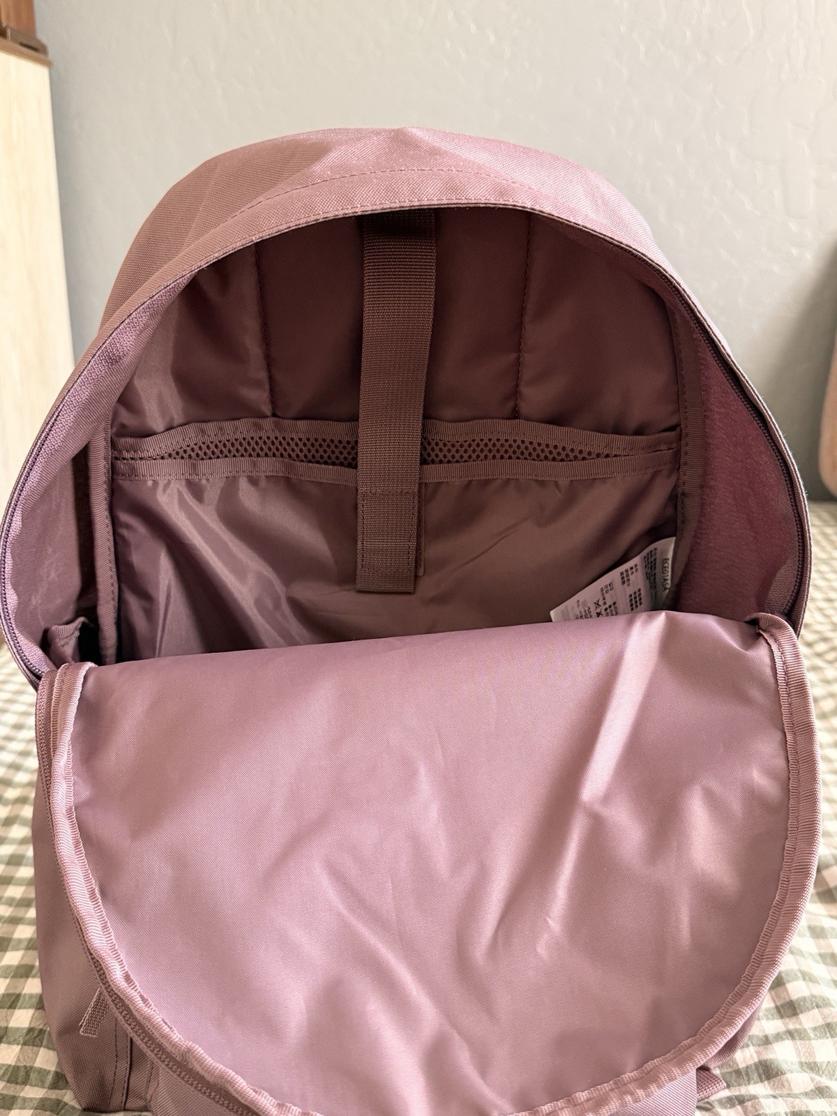 MUJI Backpack in Mauve