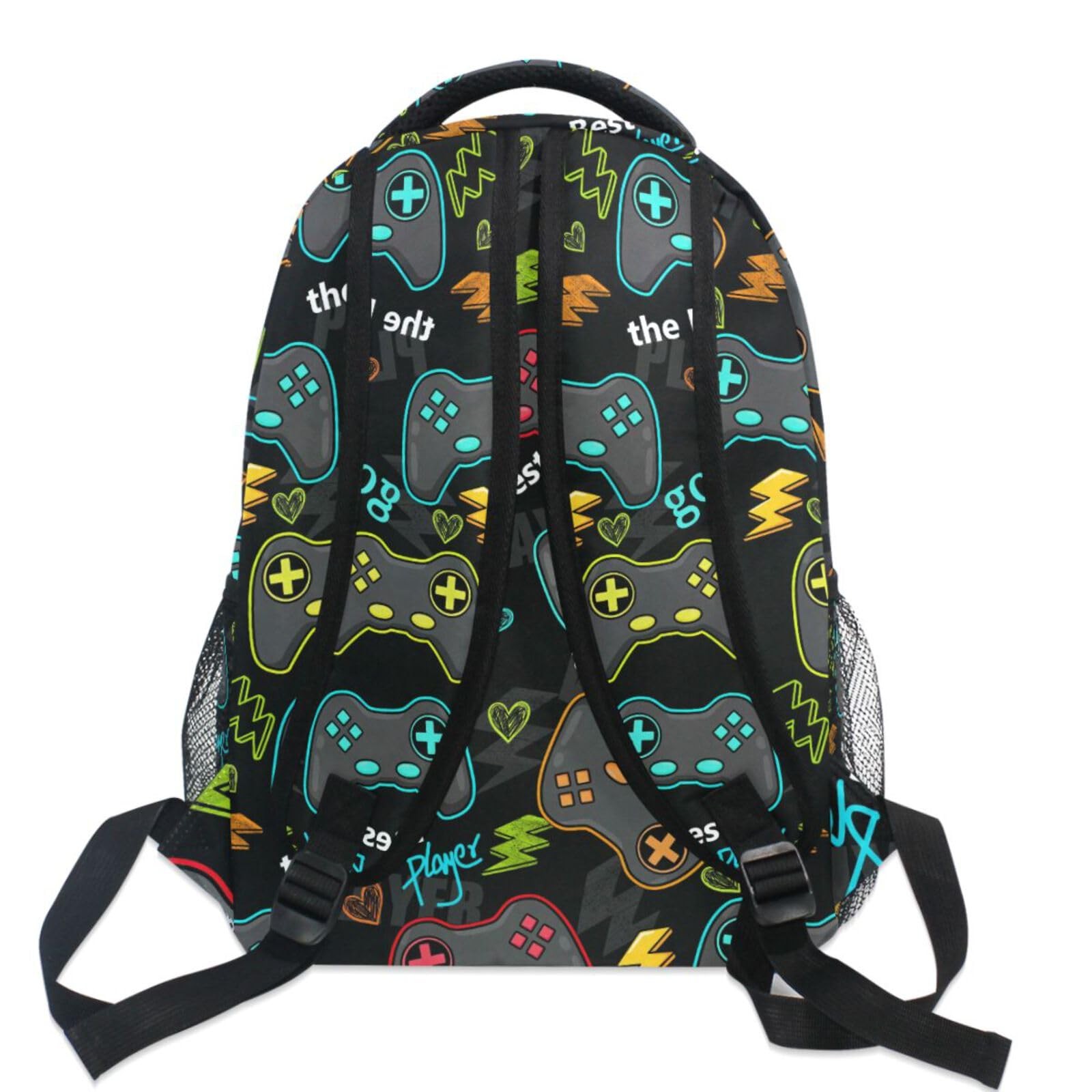 Video Game Backpack Bookbag Gamer Gaming Daypack Travel Hiking Camping School