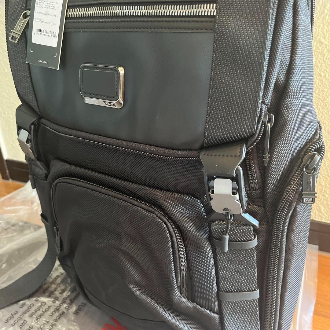 TUMI ALPHA BRAVO LARK Backpack Black Nylon Outlet products Business