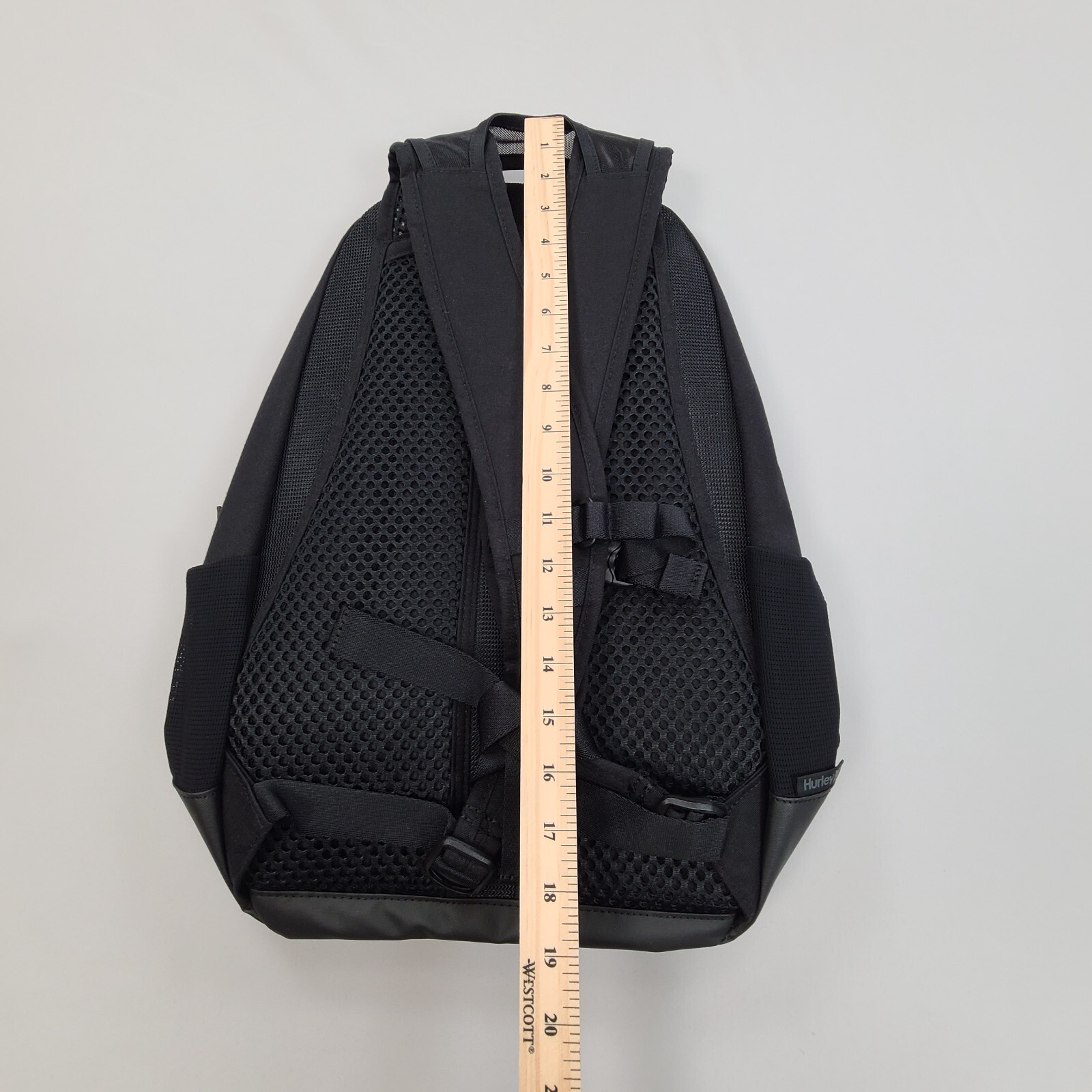 Hurley Backpack Black Surge Bag School Beach Travel Unisex