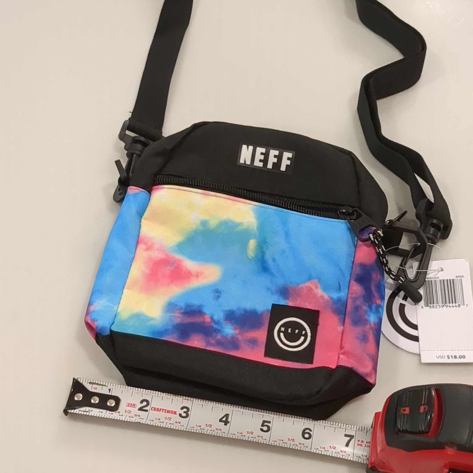 Neff Crossbody Tie Dye Adjustable Strap Bag **BEST OFFER**