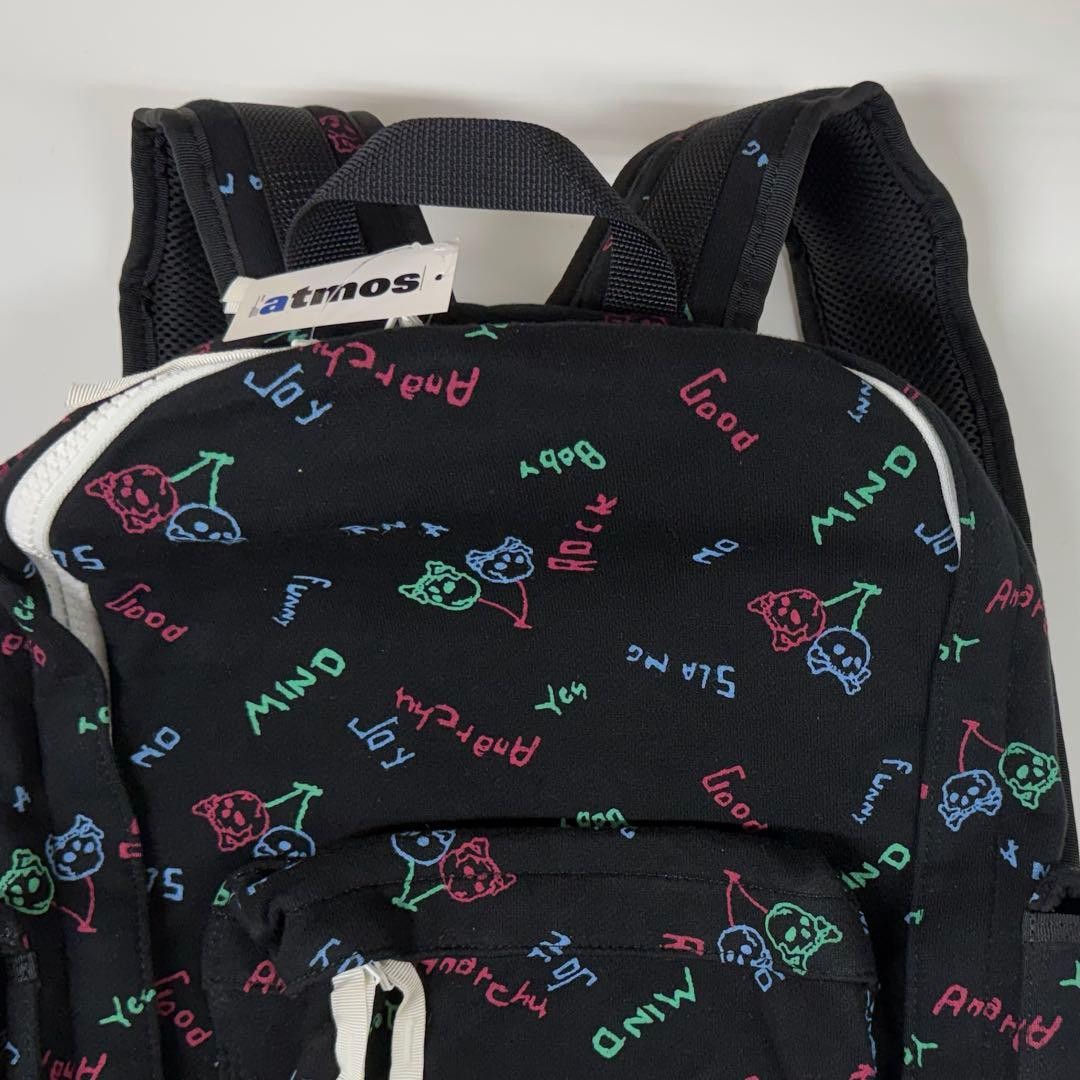 Porter x RNA x atmos Collab Backpack Black with Skull Logo 42cm Used