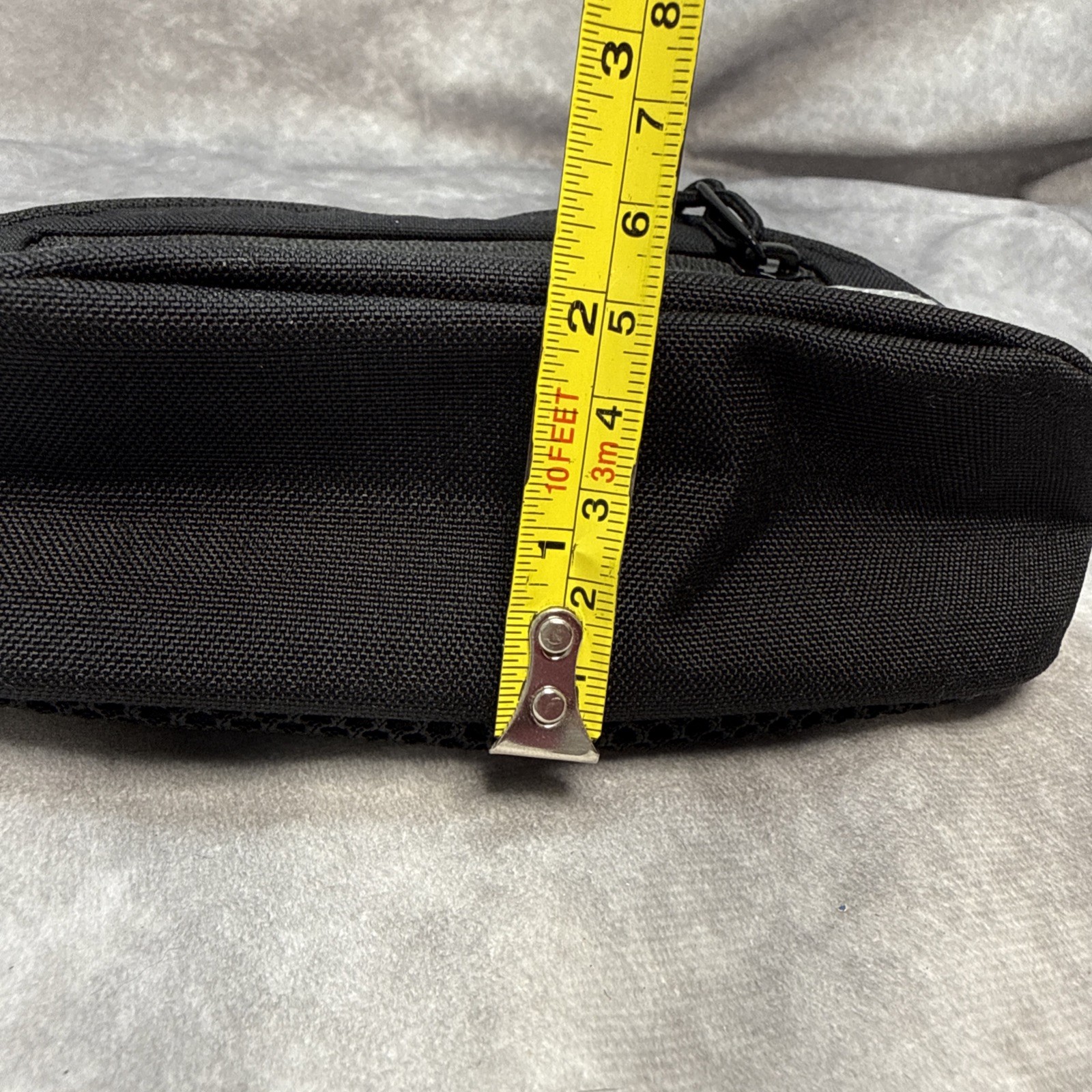 Supreme Mini Side Messenger Bag Black FW24 Cordura Nylon NWT Reflective Stripe