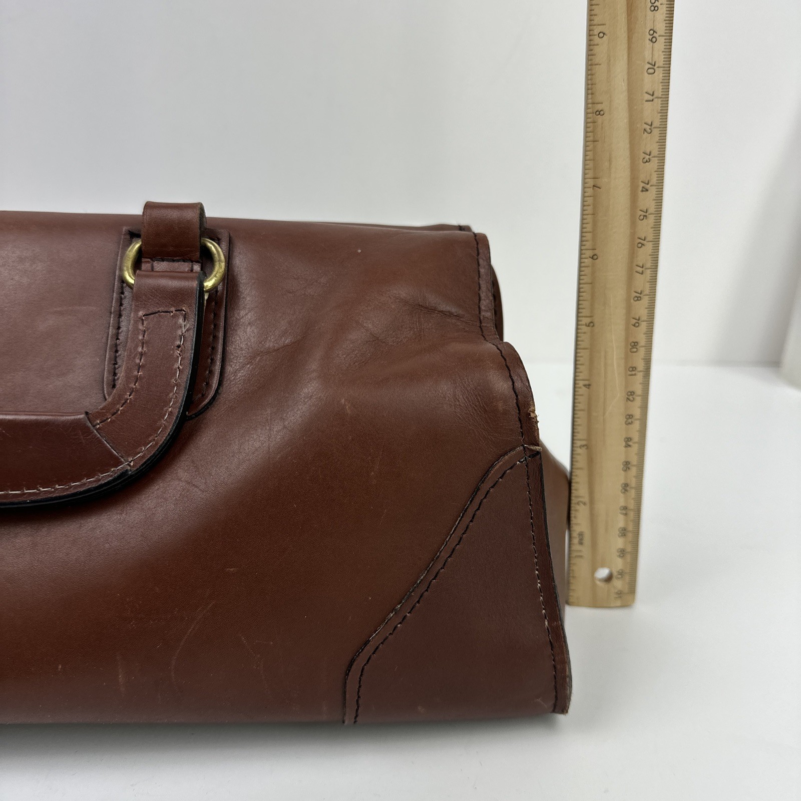 Vintage Schlesinger Cowhide Leather Physician Doctor Toiletry Bag ￼