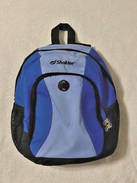 Shaklee Blue and Black Backpack