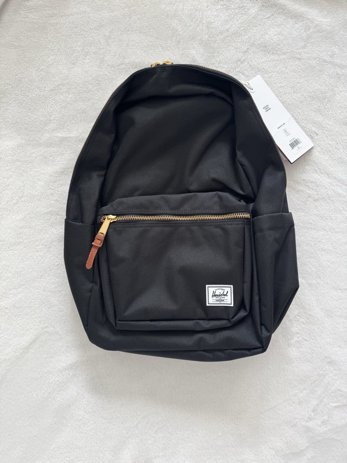 Herschel Settlement Backpack Black 23L Classic School Travel Bag NWT