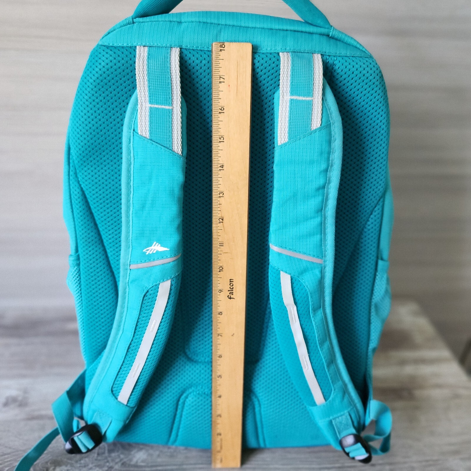 High Sierra Unisex Riprap Water Repellent Everyday Laptop Backpack Aqua Blue