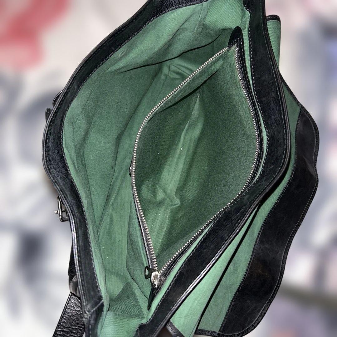 SOMES Saddle Shoulder Bag Leather Unisex Crossbody Used